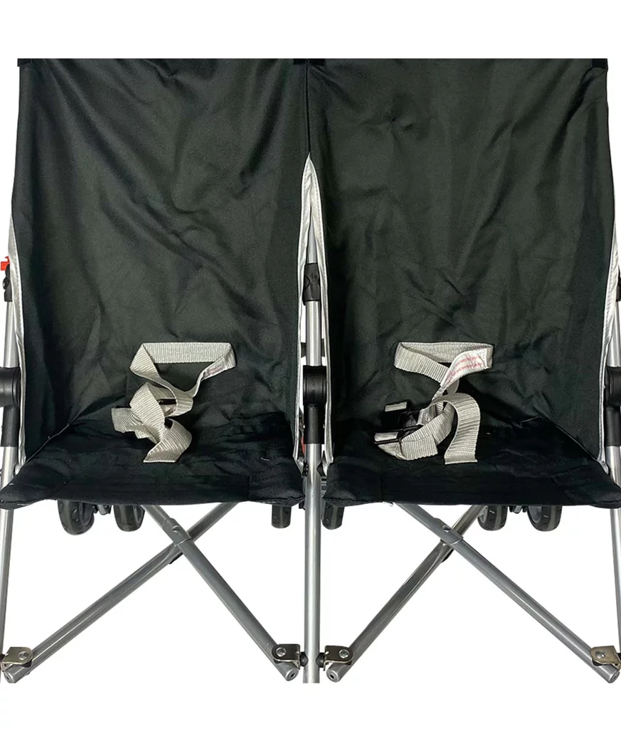 AmorosO Baby Umbrella Stroller with EVA Wheel Tire Black Double Stroller for Girls and Boys 42005 - Womvr