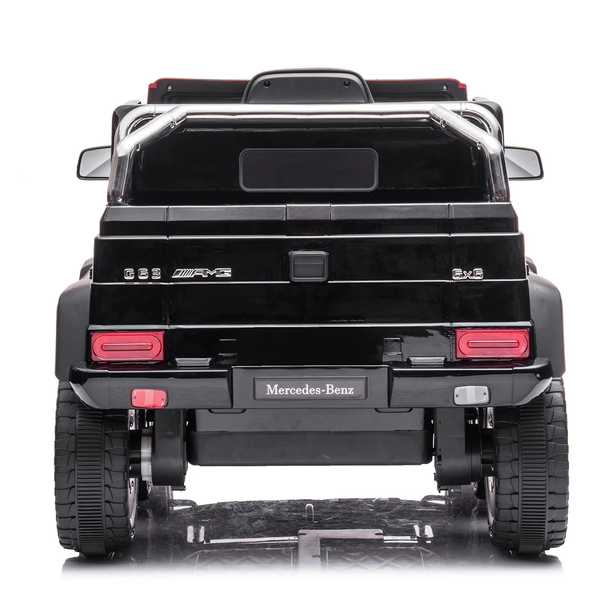 Spoway 24V Benz Ride-on Truck, Kids Ride on Cars with Remote , 6 Wheel,3 mph - Womvr