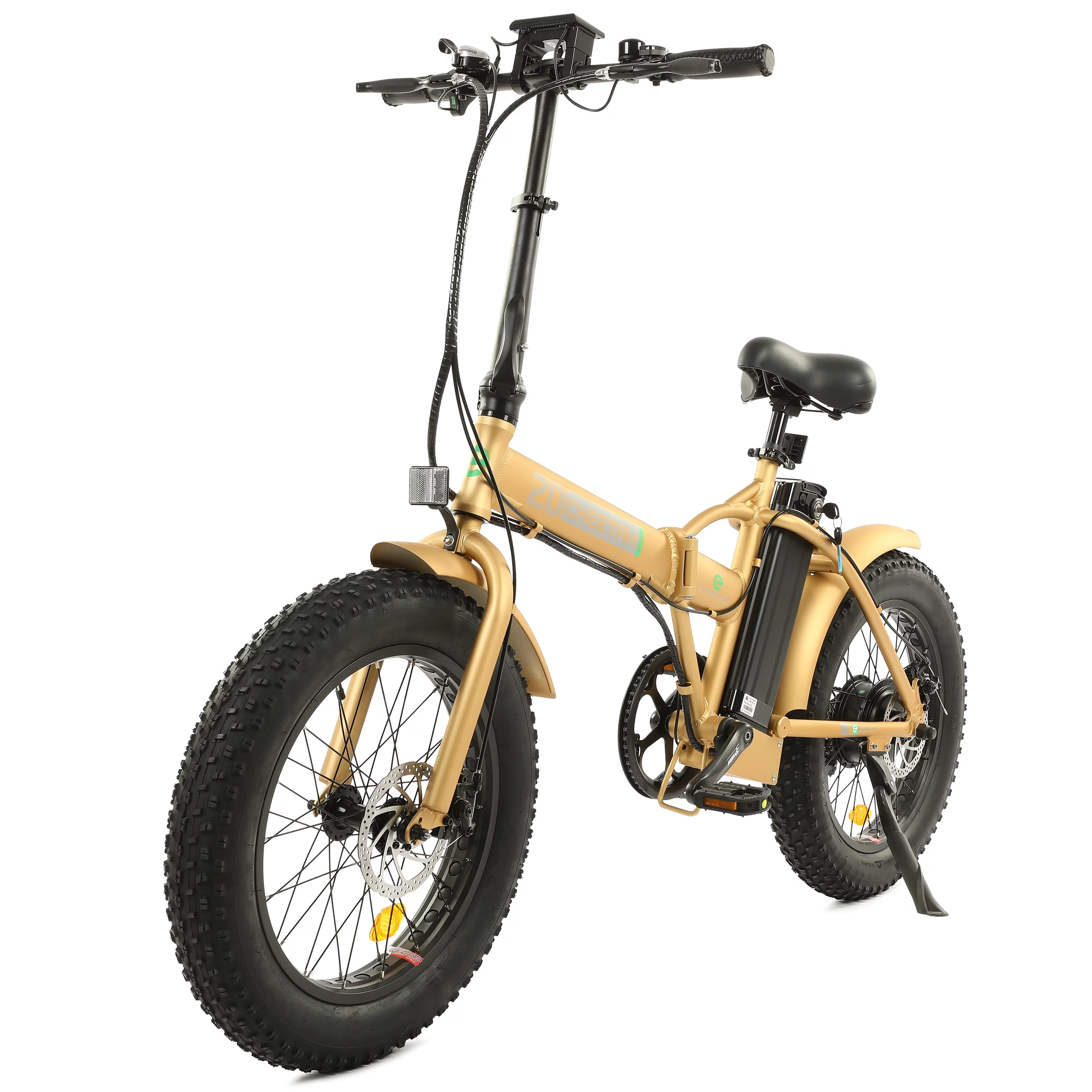 ECOTRIC 20 Inch Fat Tire e-Bike 500W 48V Foldable frame Pedal Assist Commute Bike 7 Speed A-E516646 - Womvr