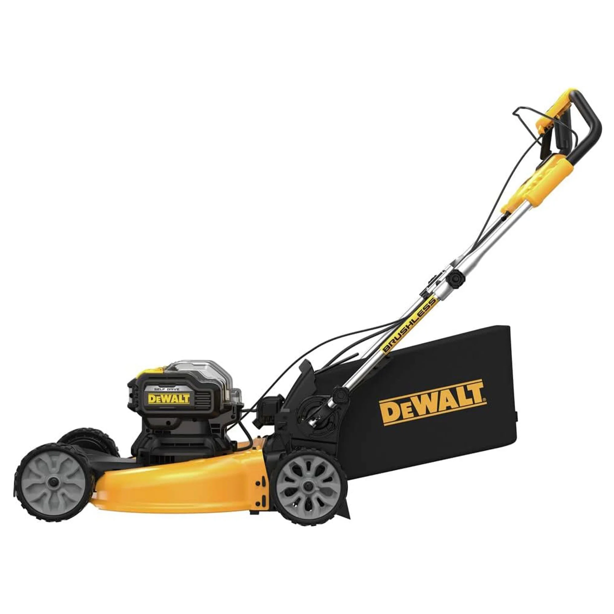 DEWALT 20V MAX Self Propelled 21.5 Inch Automatic Brushless Lawn Mower - Womvr