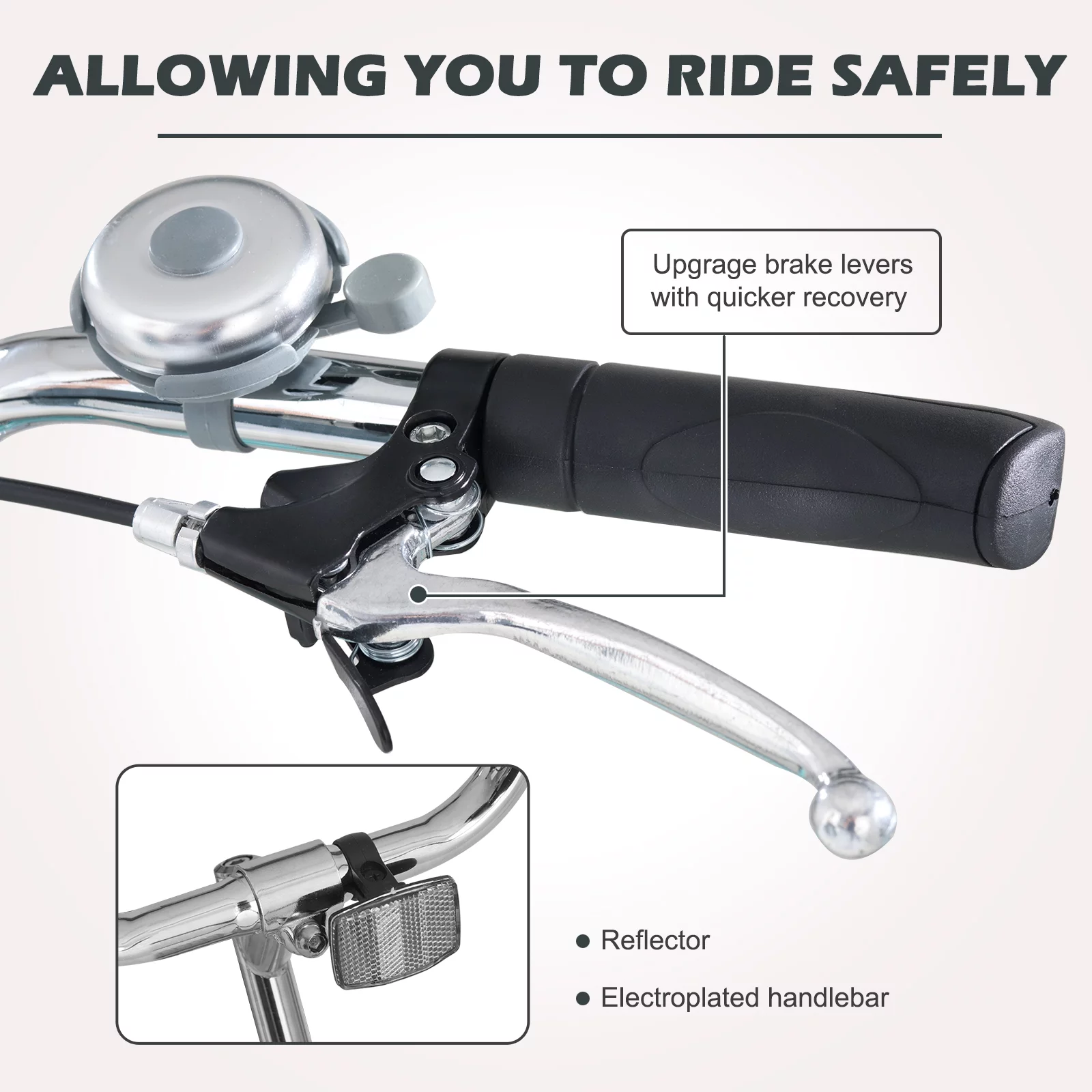 MOPHOTO Adult Tricycle 20/24/26 inch 3 Wheel Bicycle,3 Wheel Bikes for Adults,7 Speed Low Stepover Frame Tricycle with Basket/Bell,3 Wheel Bicycle for Seniors,Women,Men - Womvr