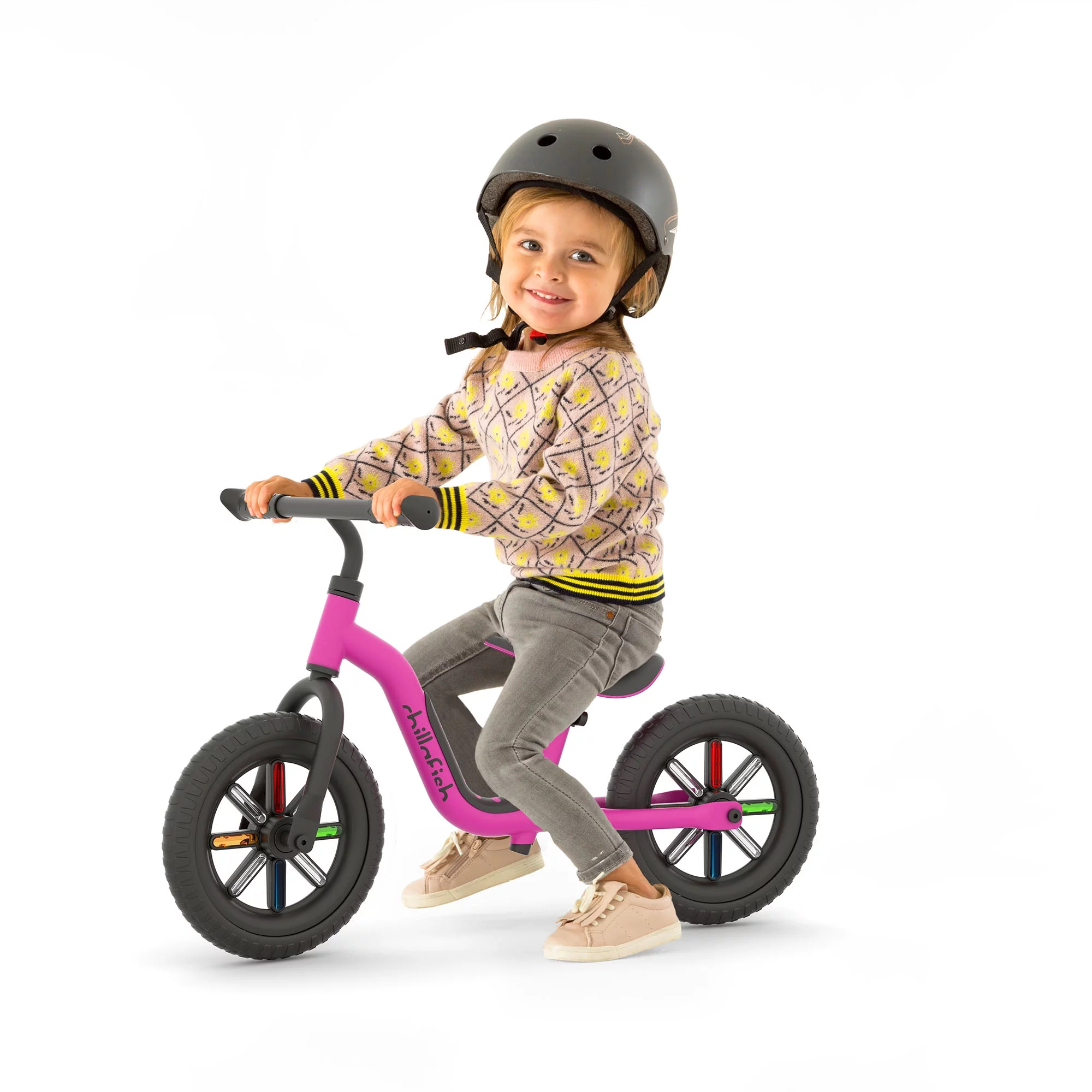 Chillafish Buzzi 10' Balance Bike for Kids 1.5 years and older, Lightweight Toddler Bike with Adjustable Seat - Womvr