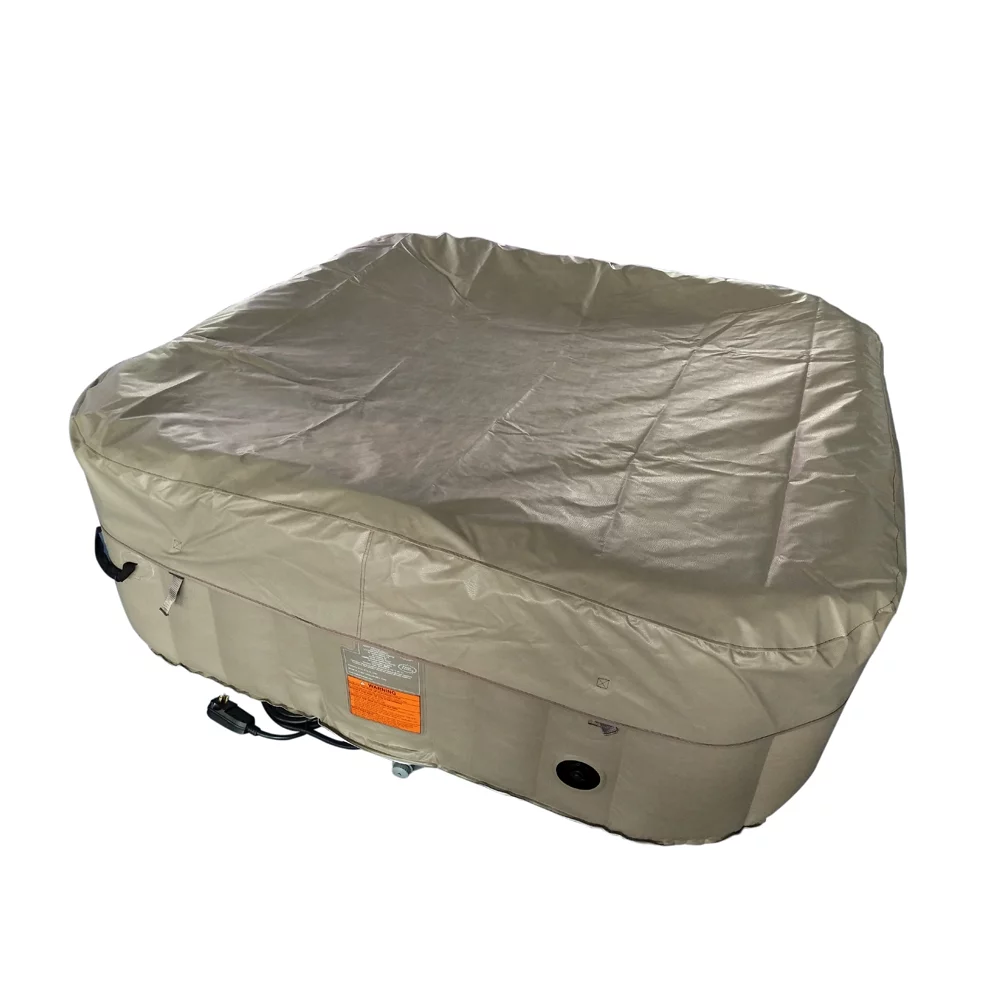 ALEKO 6 Person 100-130 Jet Outdoor Inflatable Hot Tub Spa with Cover - Womvr