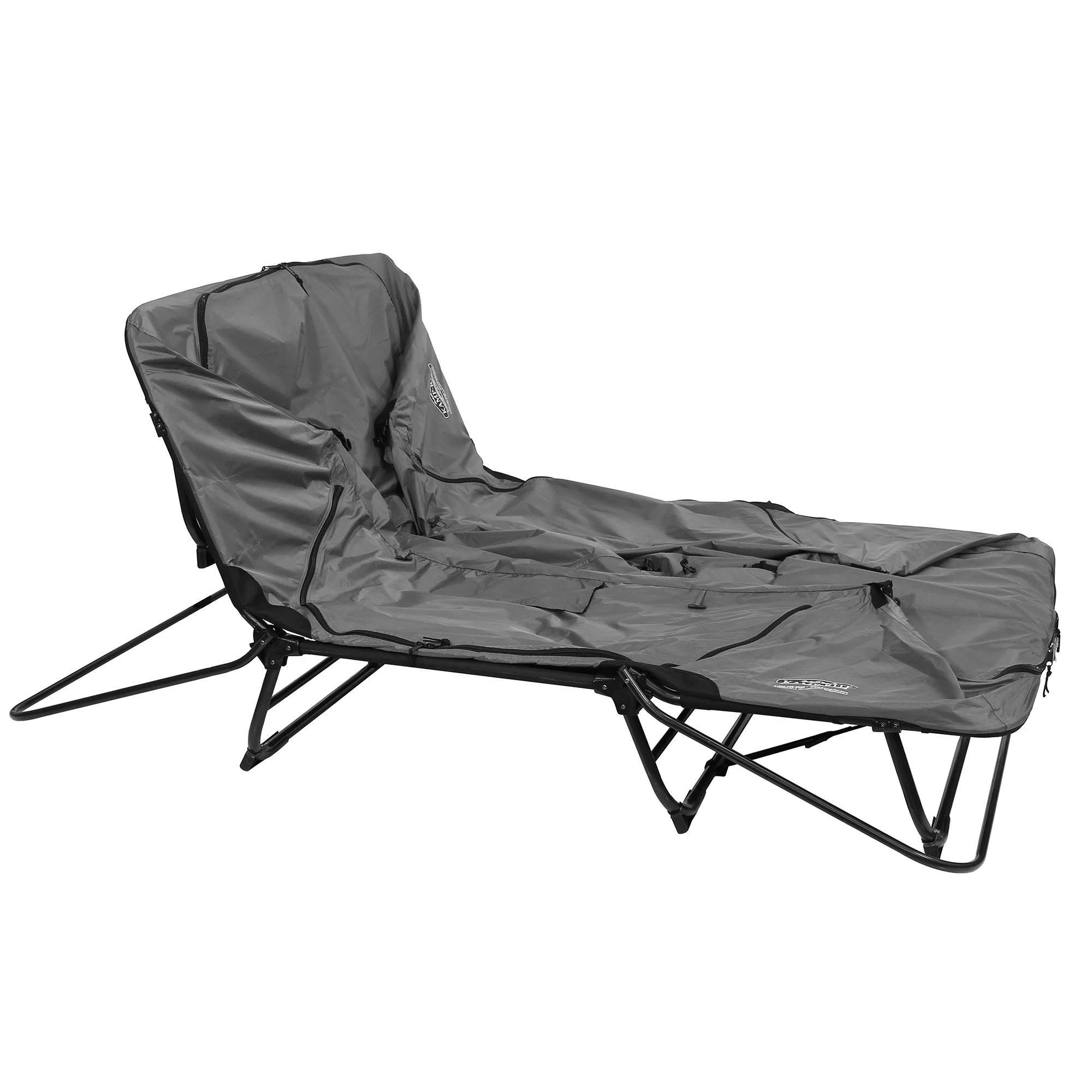 Kamp-Rite Double Quick Setup 2 Person Elevated Cot, Lounge Chair, & Tent - Womvr