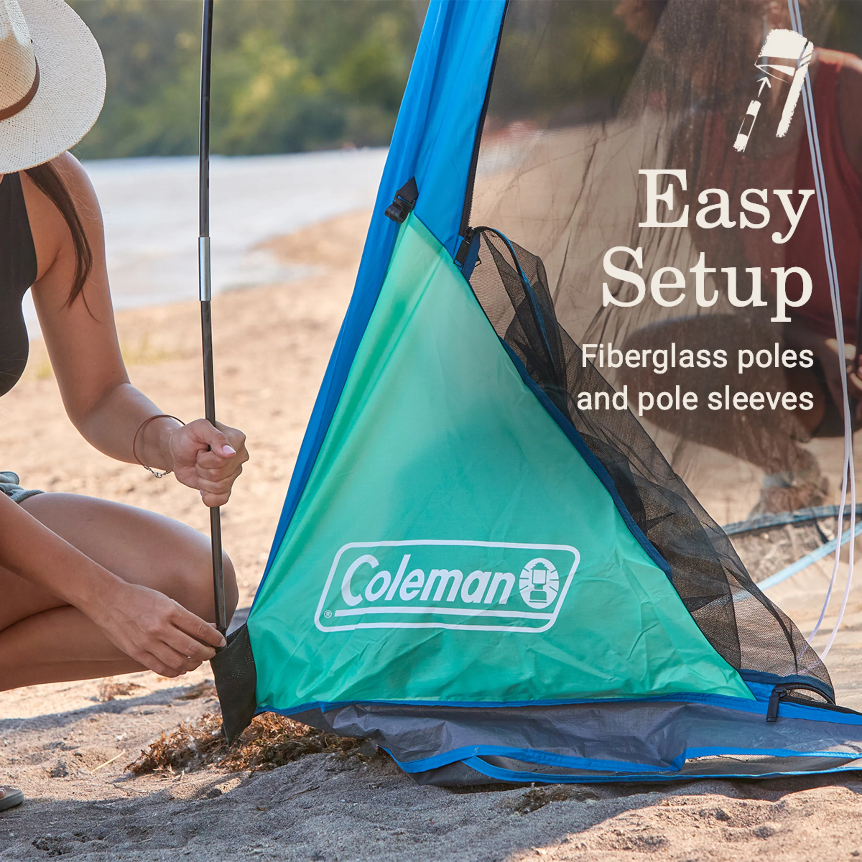 Coleman Skyshade 8 x 8 Screen Dome Tent - Womvr