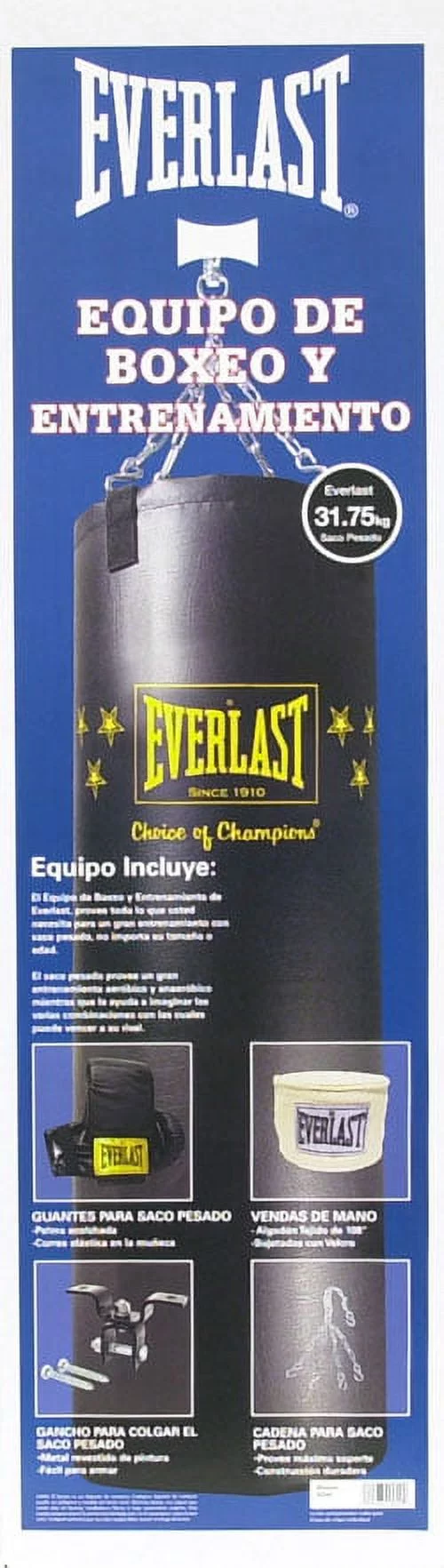 Everlast 70 lbs. Heavy Bag Kit - Womvr