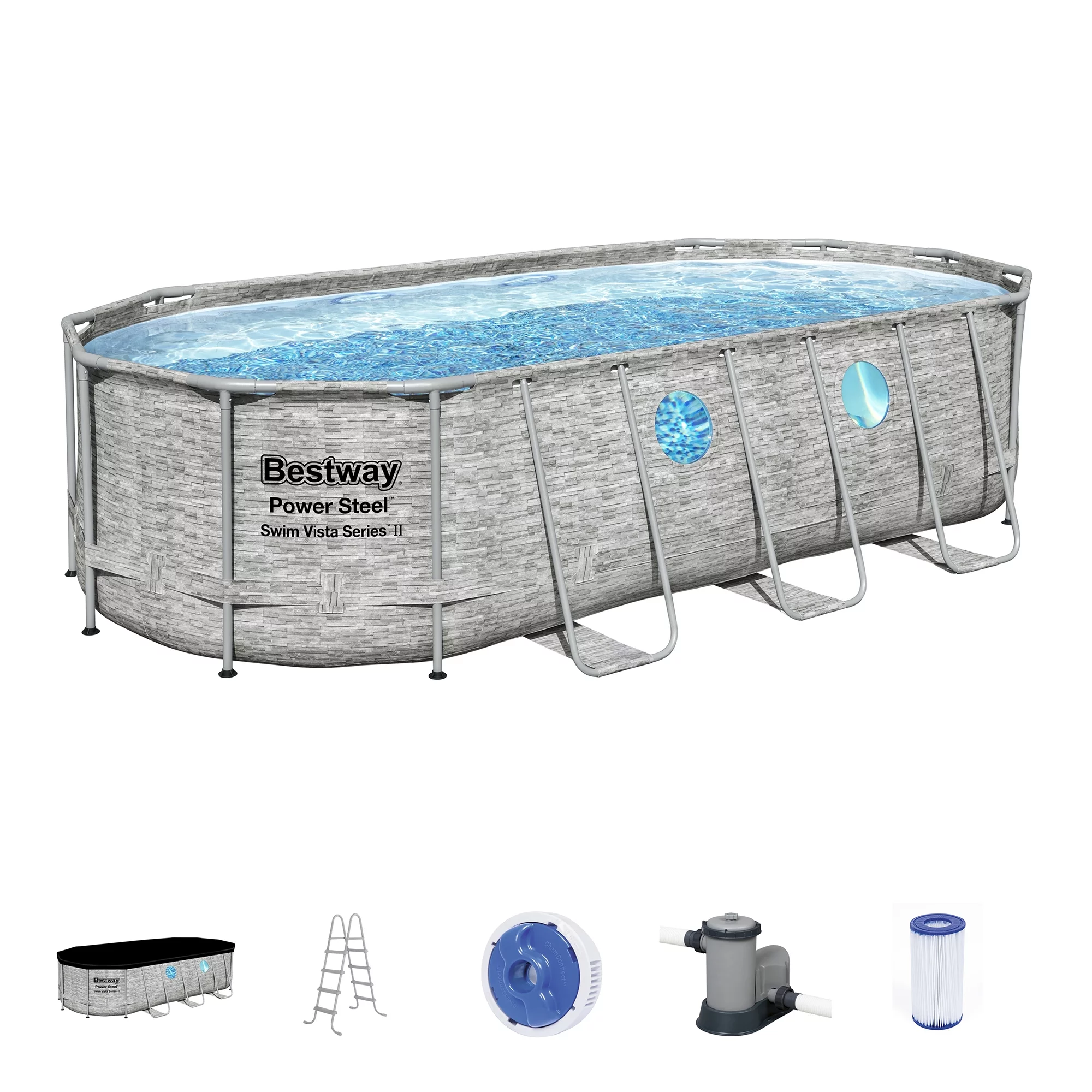 Bestway Power Steel Swim Vista 14' x 8'2