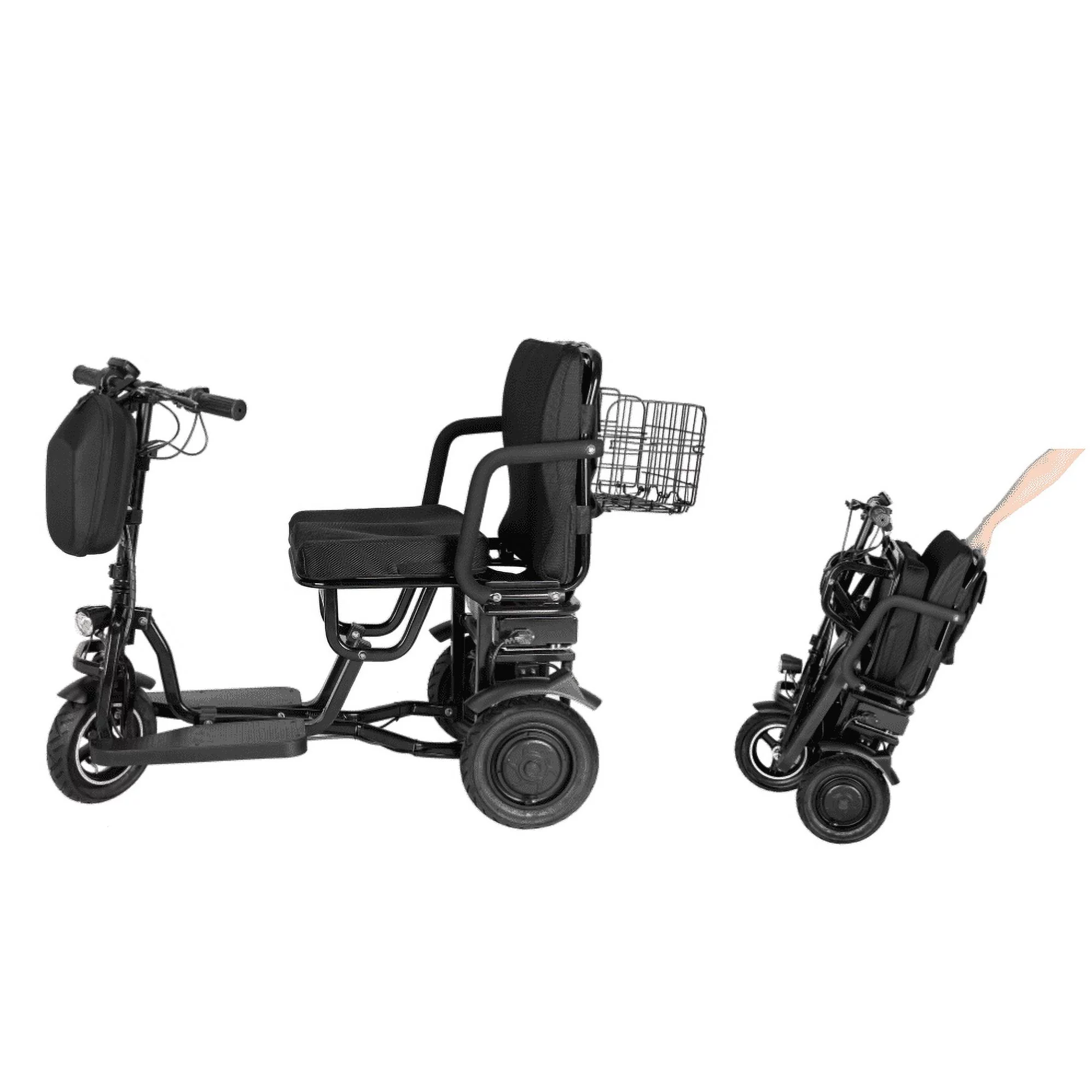 Foldable 3 Wheel Mobility Scooter w Lithium Battery for 300lbs, 700W, 20Miles - Womvr