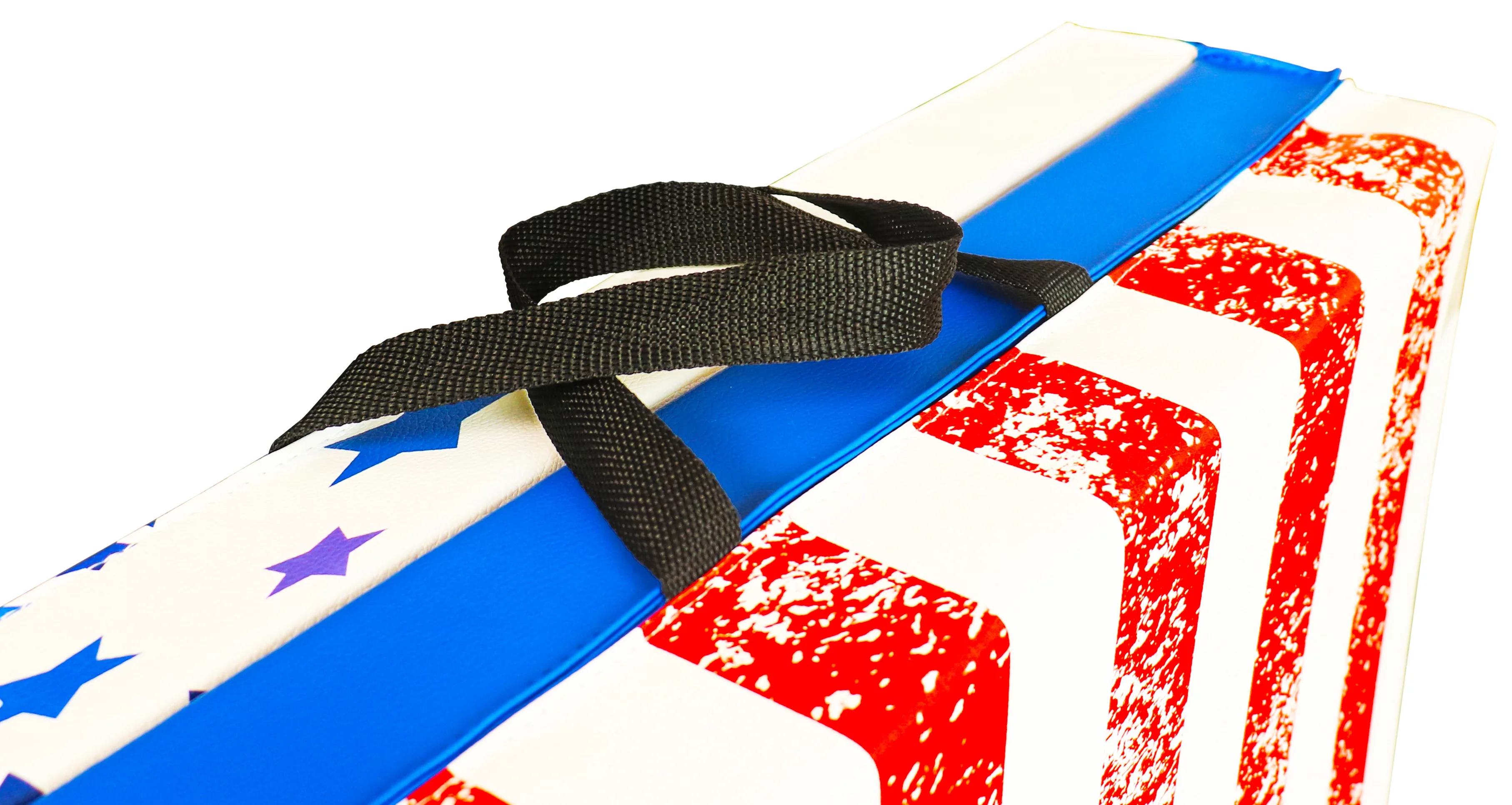 BalanceFrom 6 Ft. x 2 Ft. x 2 In. Three Fold Folding Exercise Mat with Carrying Handles for MMA, Gymnastics and Home Gym, Black - Womvr