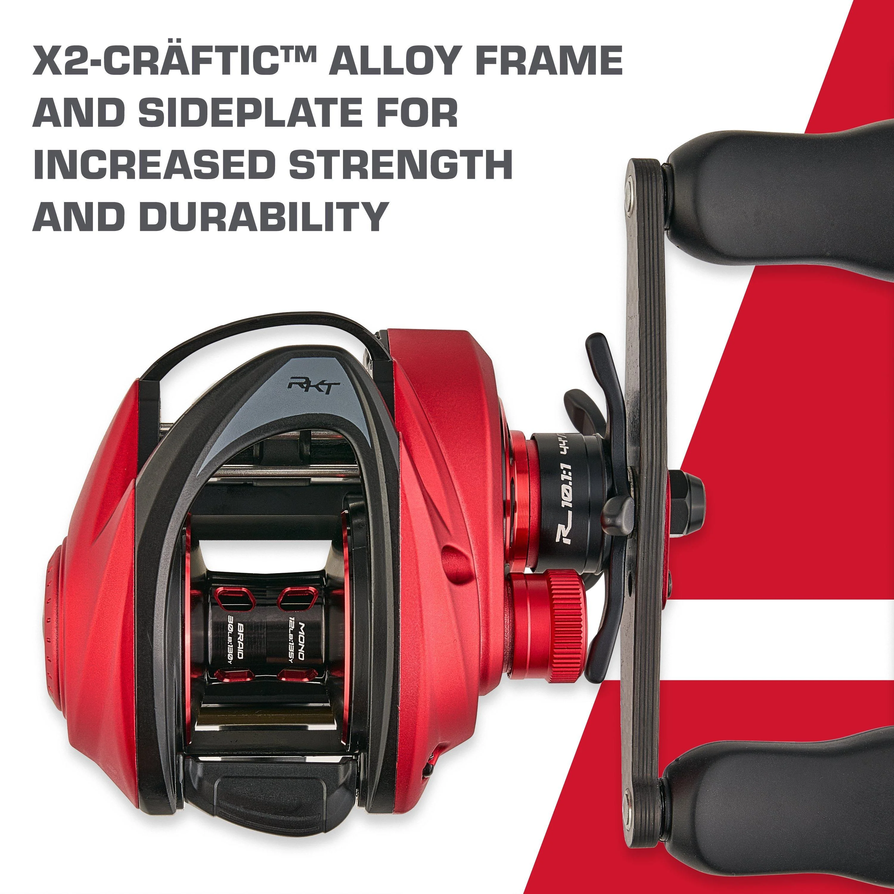 Abu Garcia Revo Rocket 5 Low Profile Fishing Reel, Freshwater Reel - Womvr