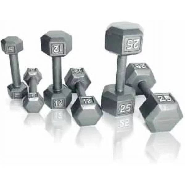 CAP Barbell 15lb Cast Iron Hex Dumbbell, Single - Womvr