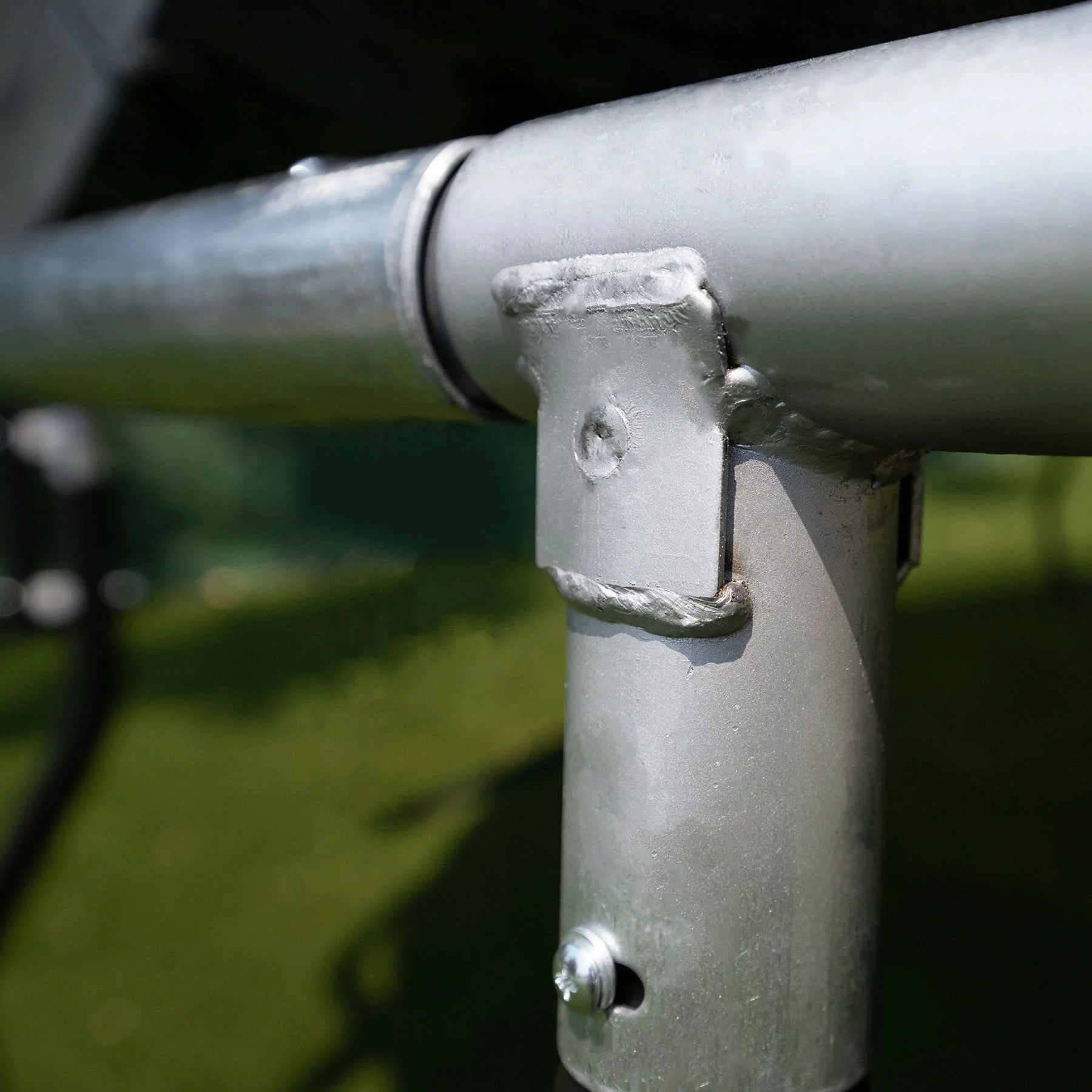 Bounce Pro 14ft Trampoline And Enclosure With Basketball Hoop, Blue - Womvr