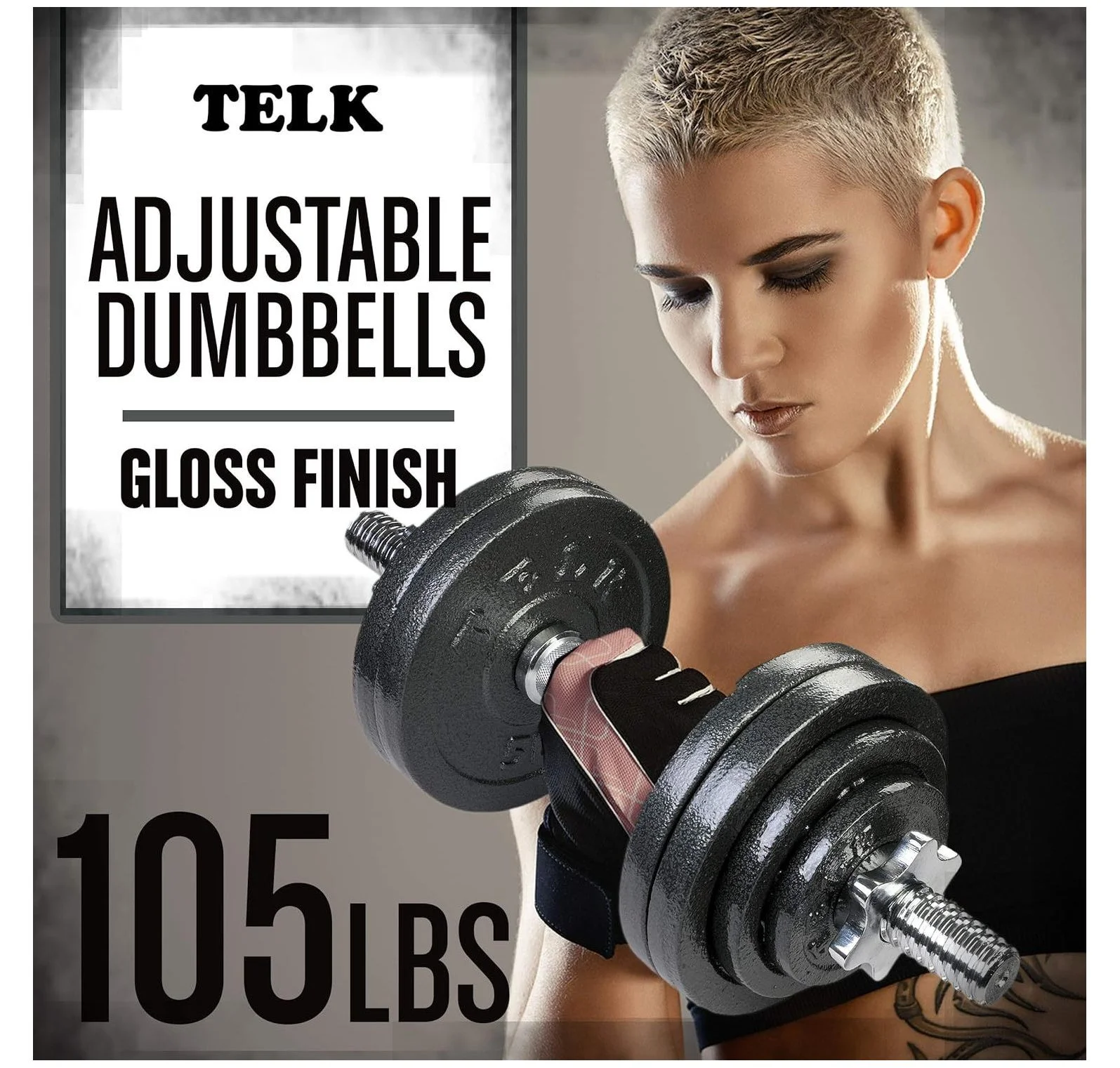 CodYinFI Adjustable Dumbbells, Available for 45, 65, 105 and 200 lbs - Womvr