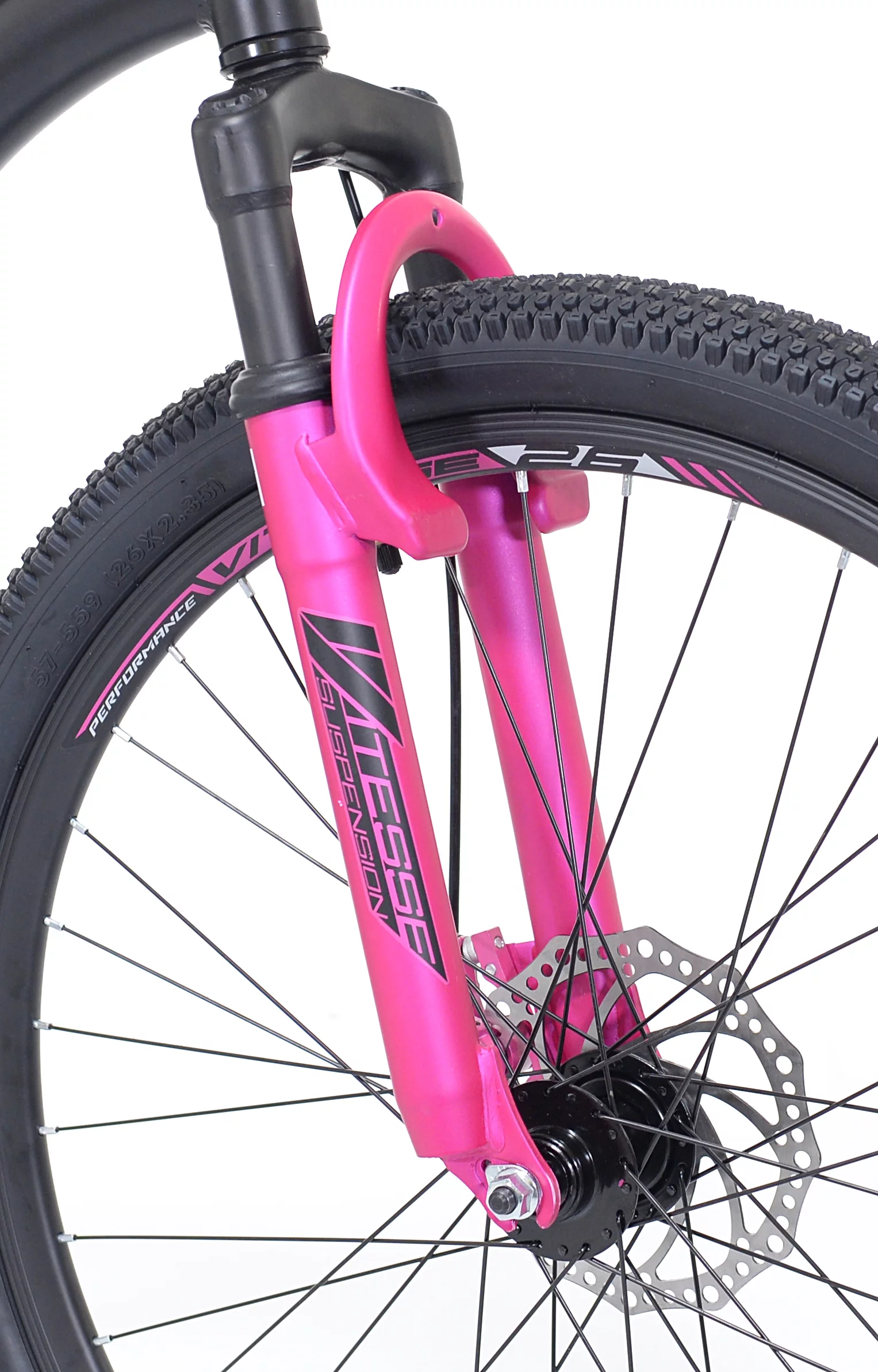 Kent Genesis 26 in. Maeve Women's Mountain Bike, Black and Pink - Womvr