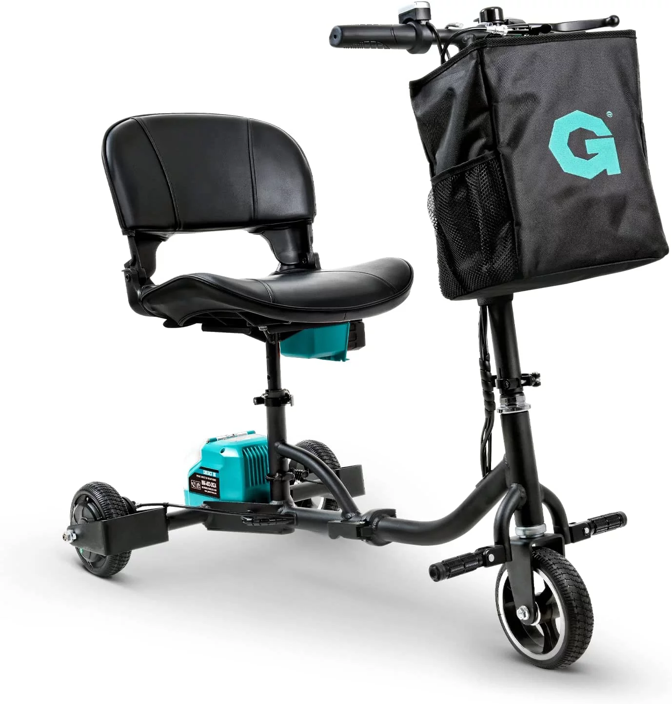 G Mobility Scooter - 48V 2Ah Battery System, Lightweight, Long Range & Foldable - Womvr