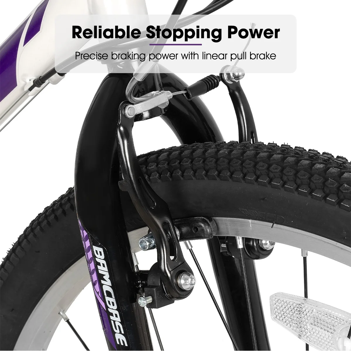 Hiland 24 26 inch Mountain Bike for Men Women, 21 Speeds MTB Bicycle for Adult Youth - Womvr