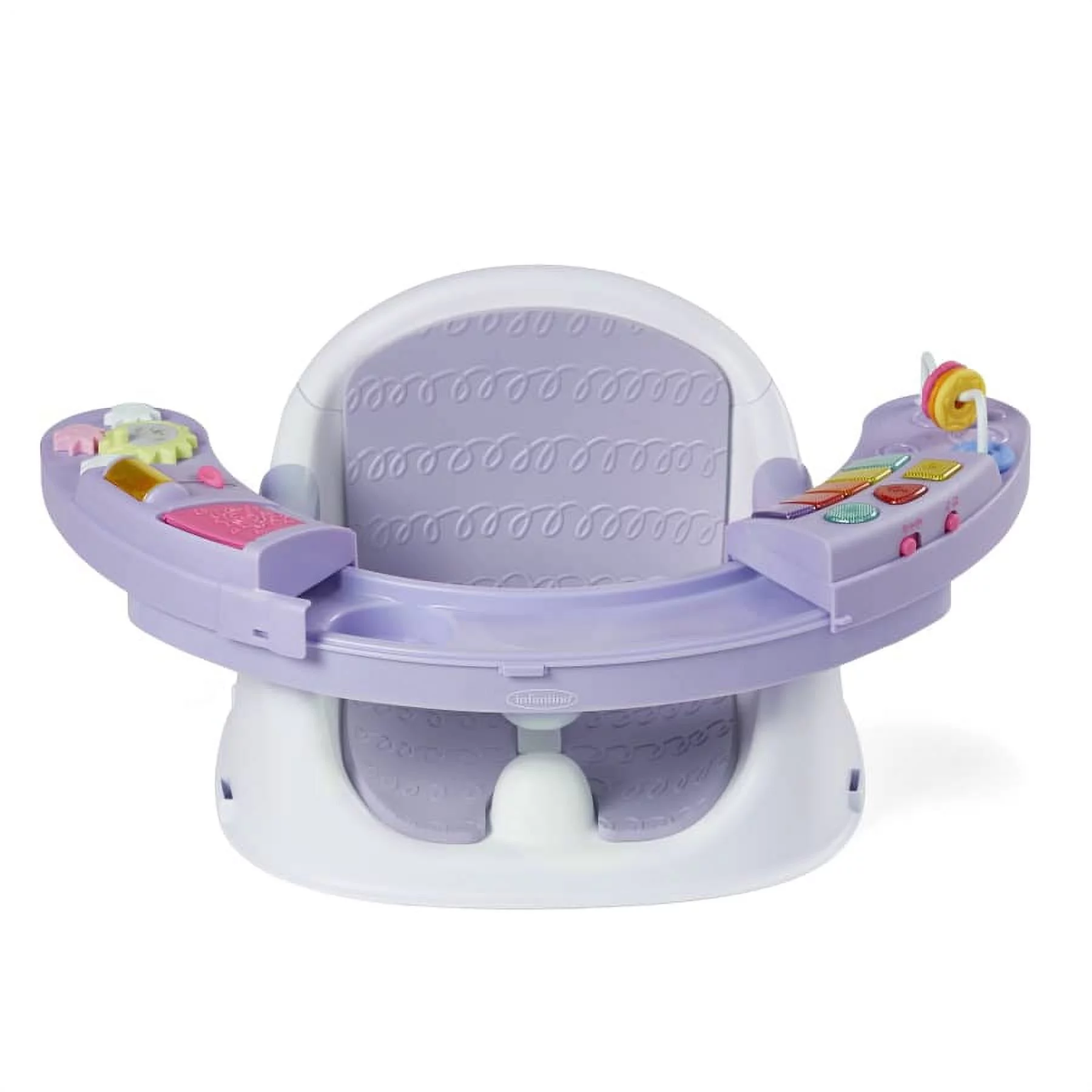 Infantino Music & Lights 3-in-1 Discovery Seat and Booster for Babies and Toddlers, Unisex, Teal - Womvr