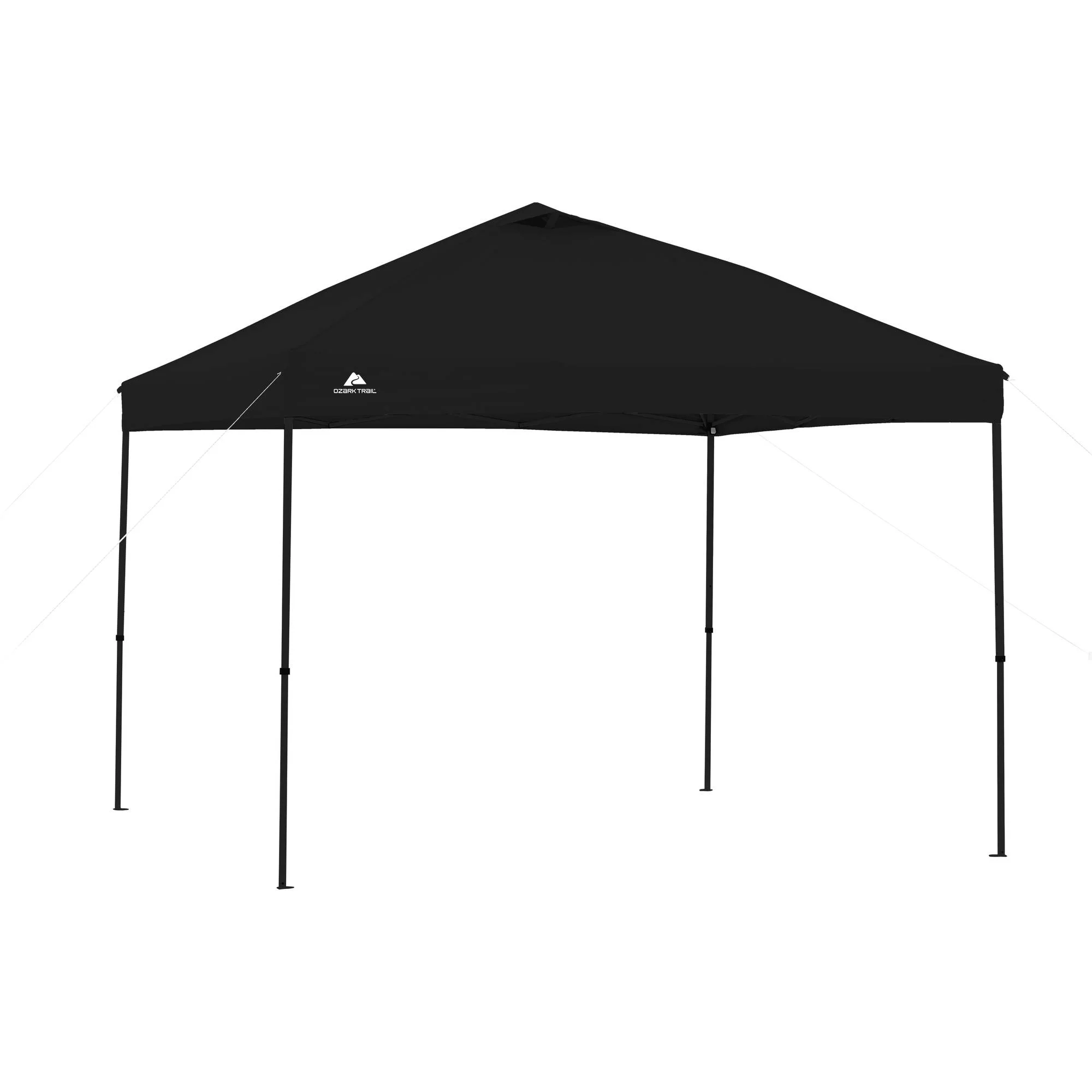 Ozark Trail Simple Push Straight Leg Instant Canopy, White, 10 ft x 10 ft - Womvr