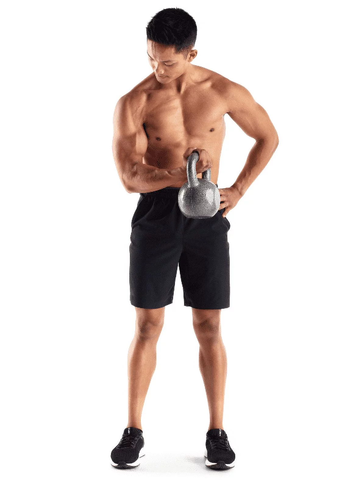 Weider, 30lb Cast Iron Hammertone Finish Kettlebell, Single - Womvr