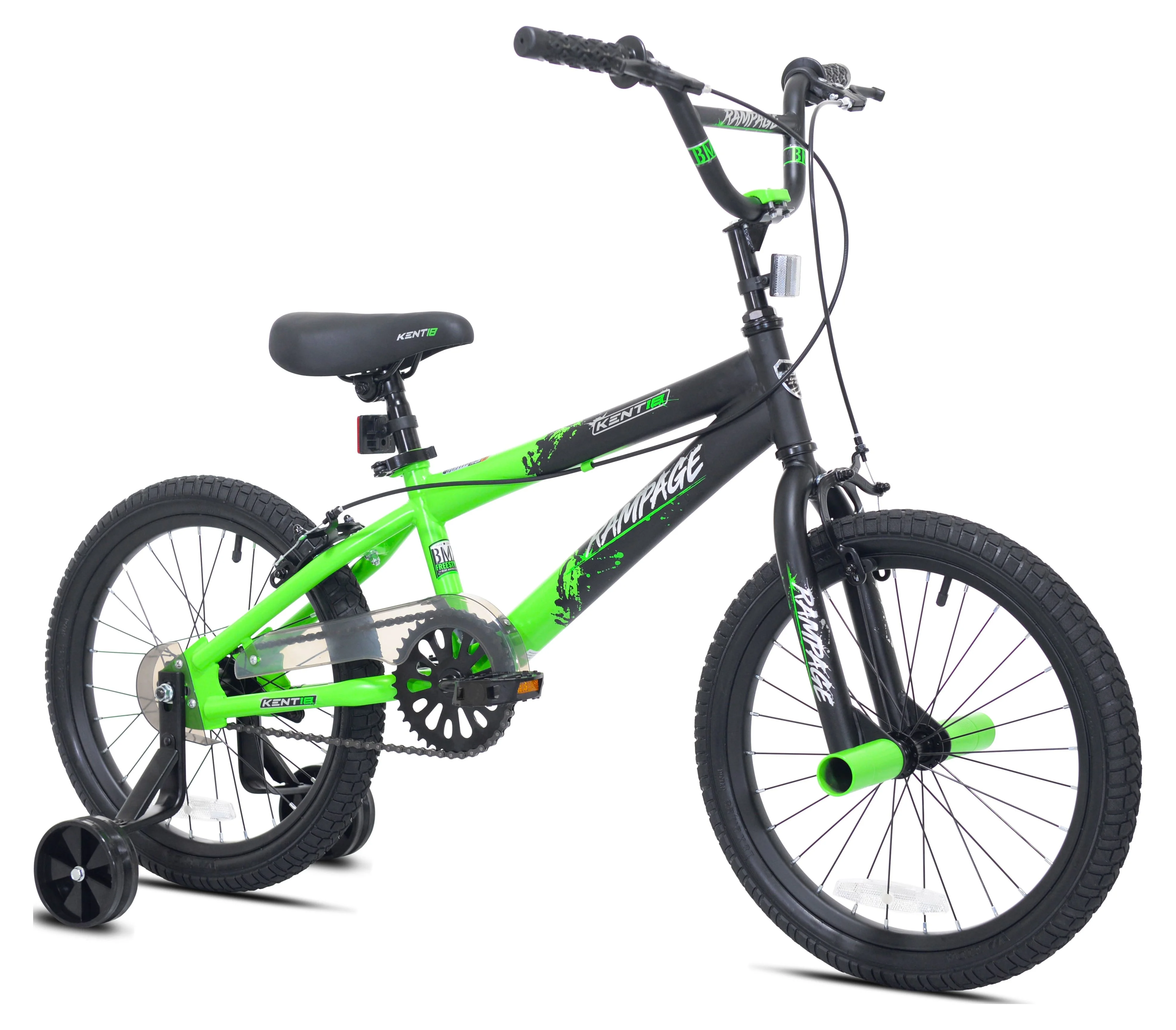 Kent Bicycle 18 in. Rampage Boy's BMX Child Bicycle, Gold and Black - Womvr