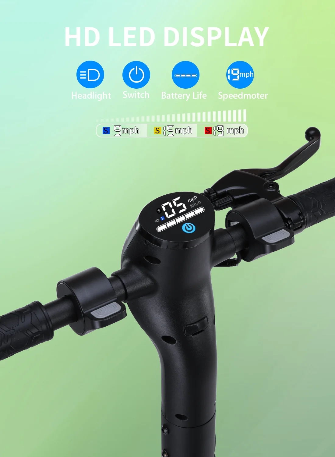 MICROGO M5 PRO Electric Scooter, 500W Motor 10.4 Ah Battery Long Range for Adults, 10