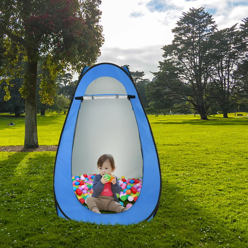 Zimtown Pop up Dressing Tent Portable Outdoor Privacy Shower Blue - Womvr
