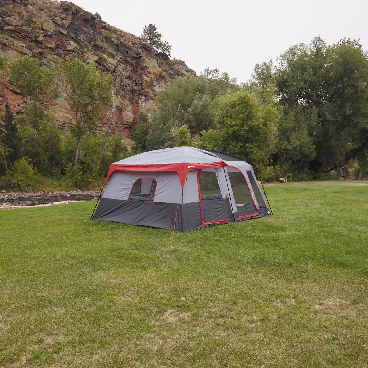 Ozark Trail 12-Person Cabin Tent, with Convertible Screen Room - Womvr