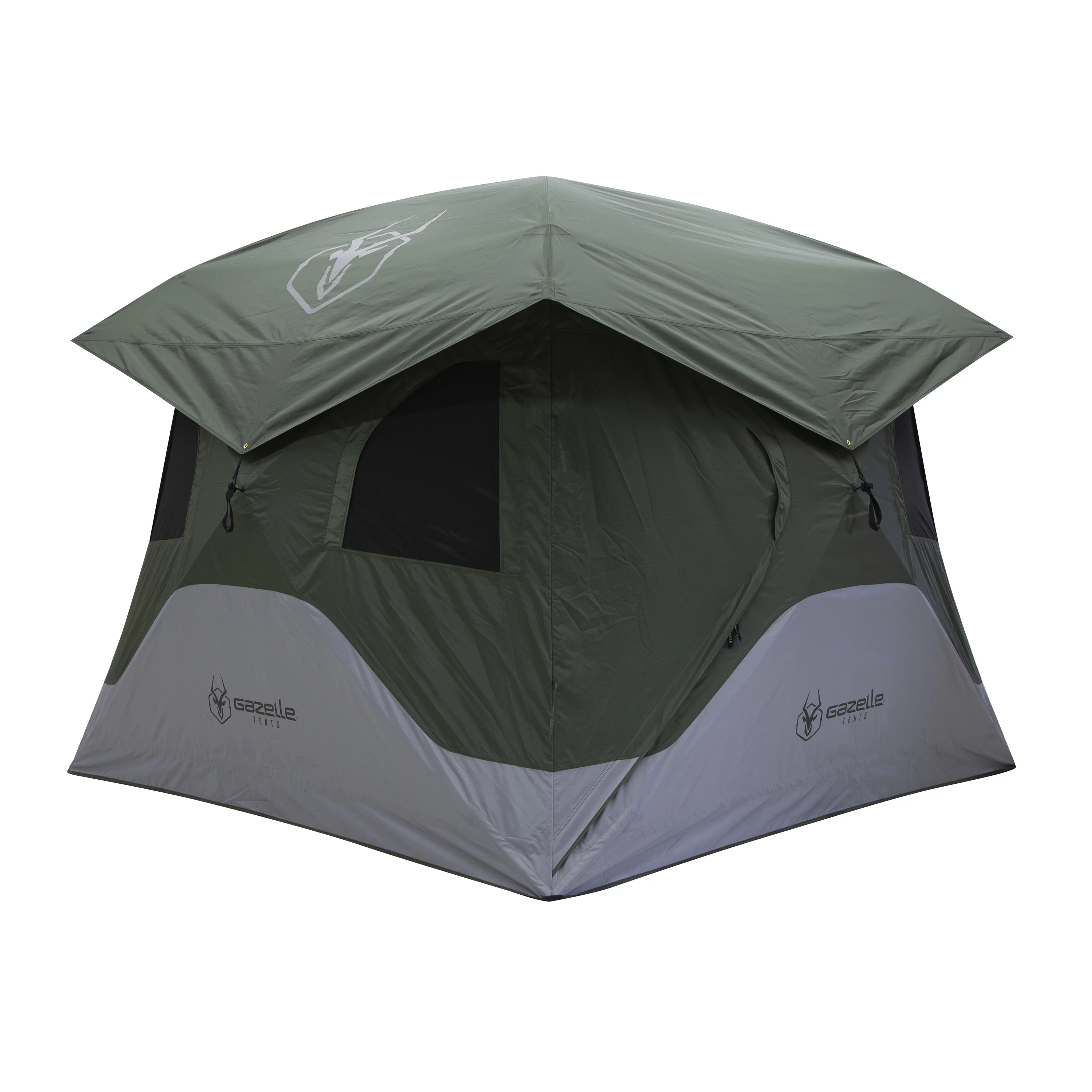Gazelle Tents? T4 Portable Hub Tent, 4-Person, Alpine Green, GT400GR - Womvr
