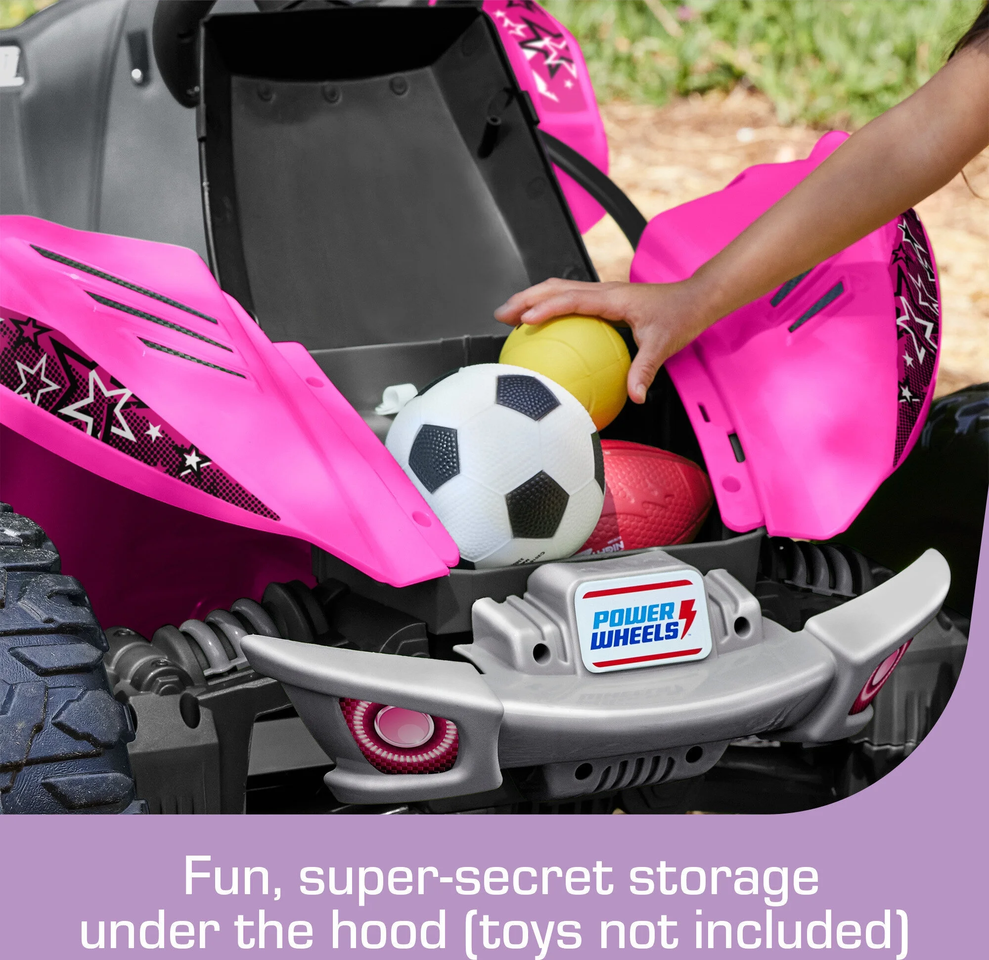 12V Power Wheels Dune Racer Extreme Battery-Powered Ride-On Vehicle with Charger, Pink - Womvr