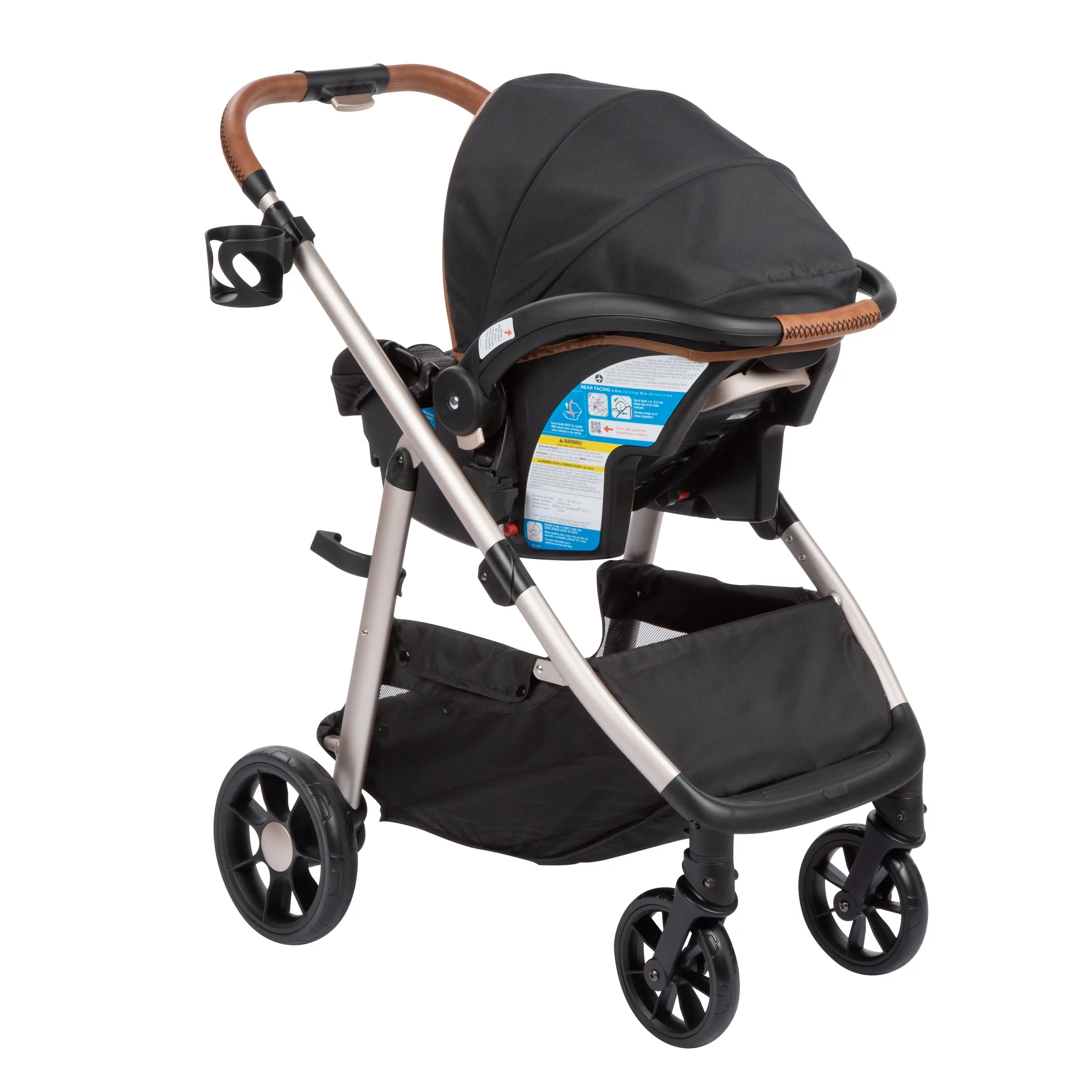 Monbebe 6-in-1 Modular Travel System, Plaid - Womvr