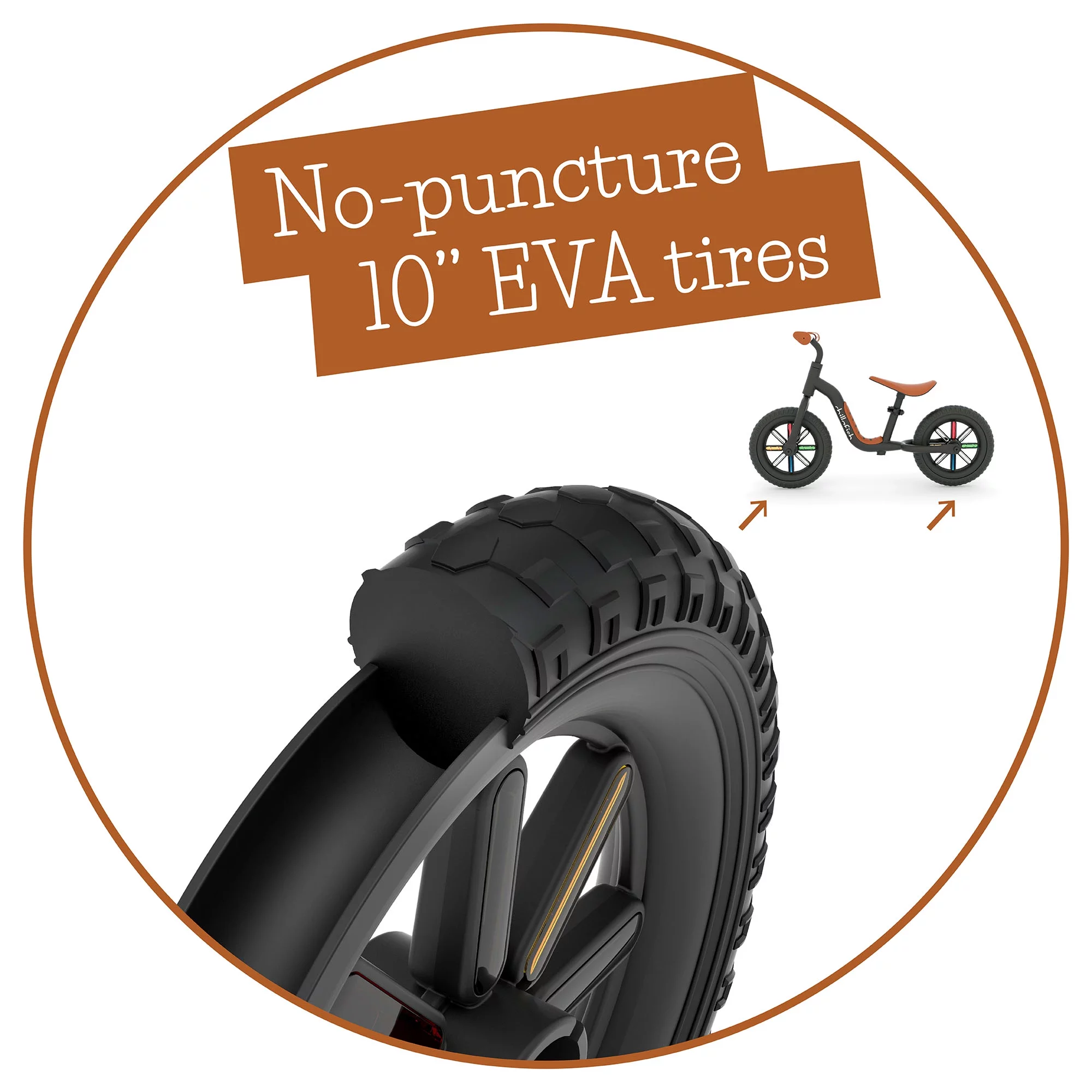 Chillafish Buzzi 10' Balance Bike for Kids 1.5 years and older, Lightweight Toddler Bike with Adjustable Seat - Womvr