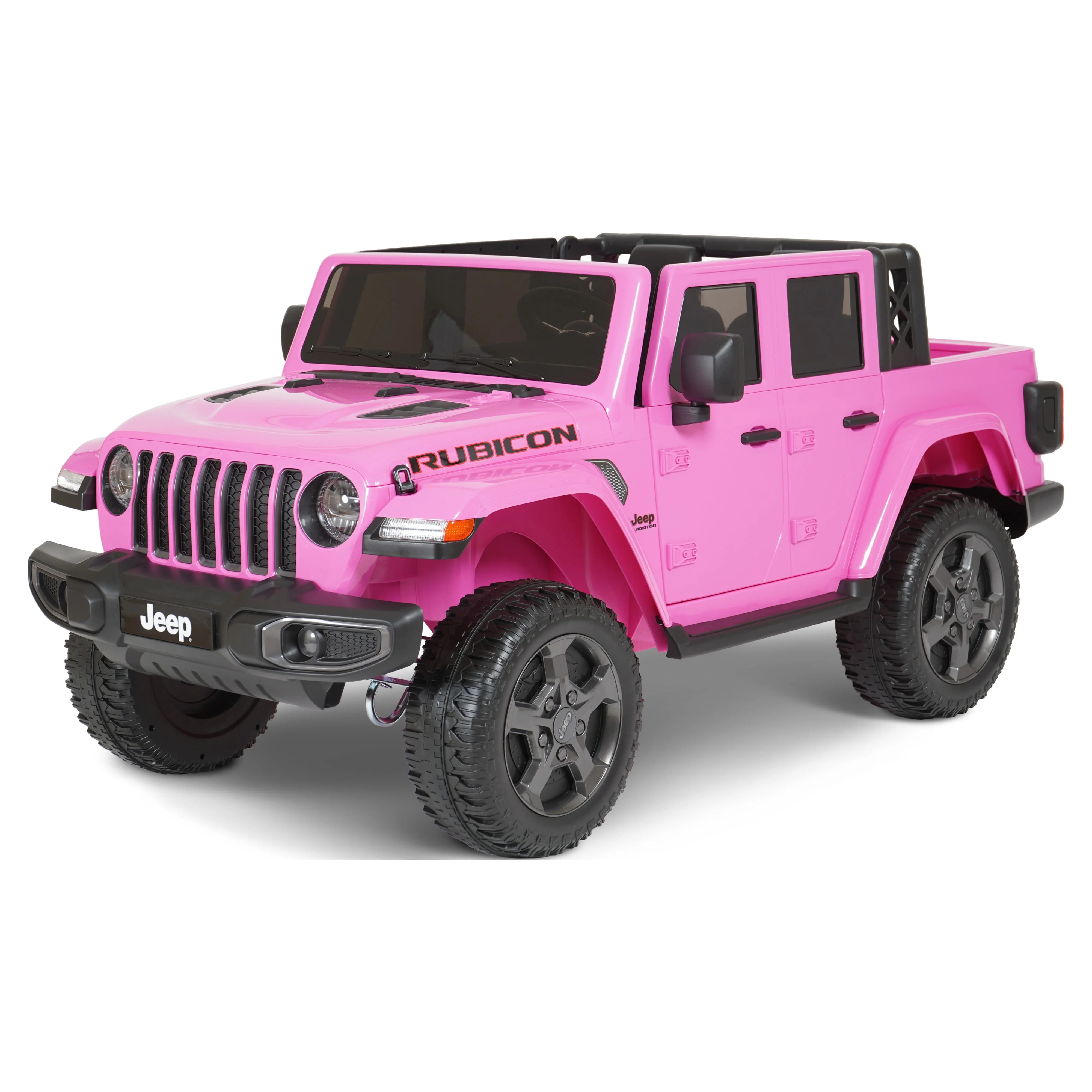 12V Jeep Gladiator Battery Powered Ride-on by Hyper Toys, Grey, for a Child Ages 3-8 - Womvr