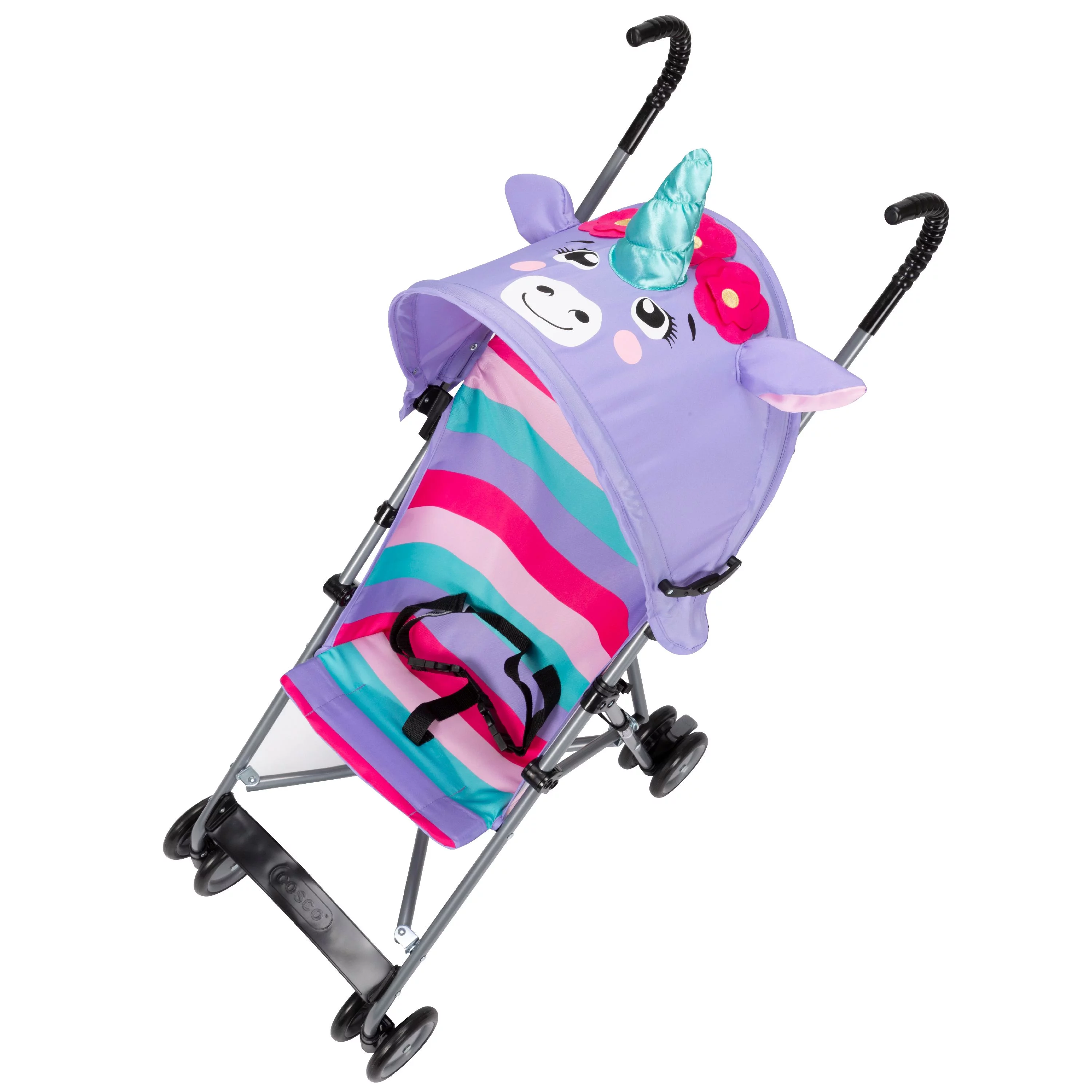 Cosco Kids Comfort Height Toddler Umbrella Stroller with Canopy, Moose - Womvr