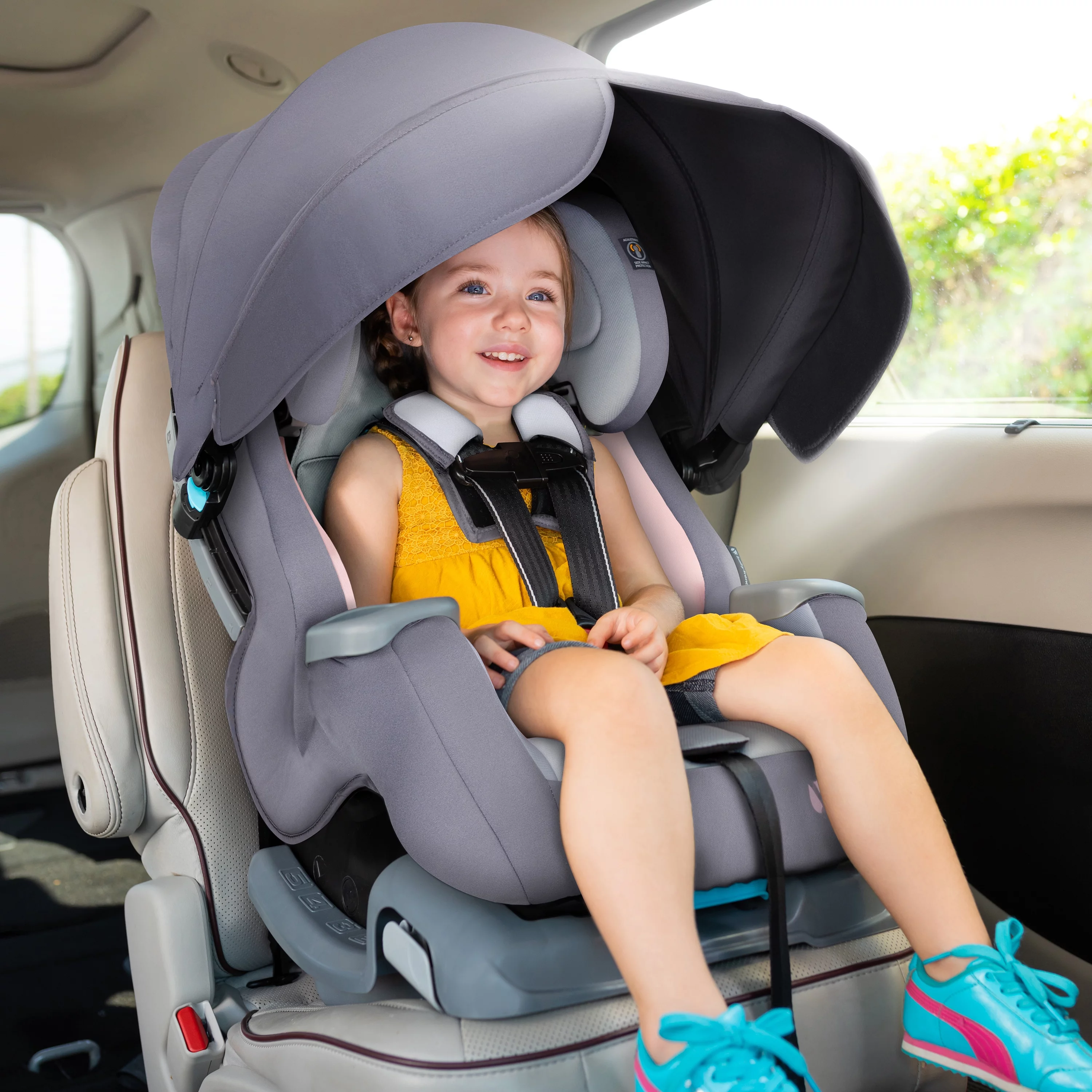 Baby Trend Cover Me 4-in-1 Convertible Car Seat - Vespa - Gray - Womvr