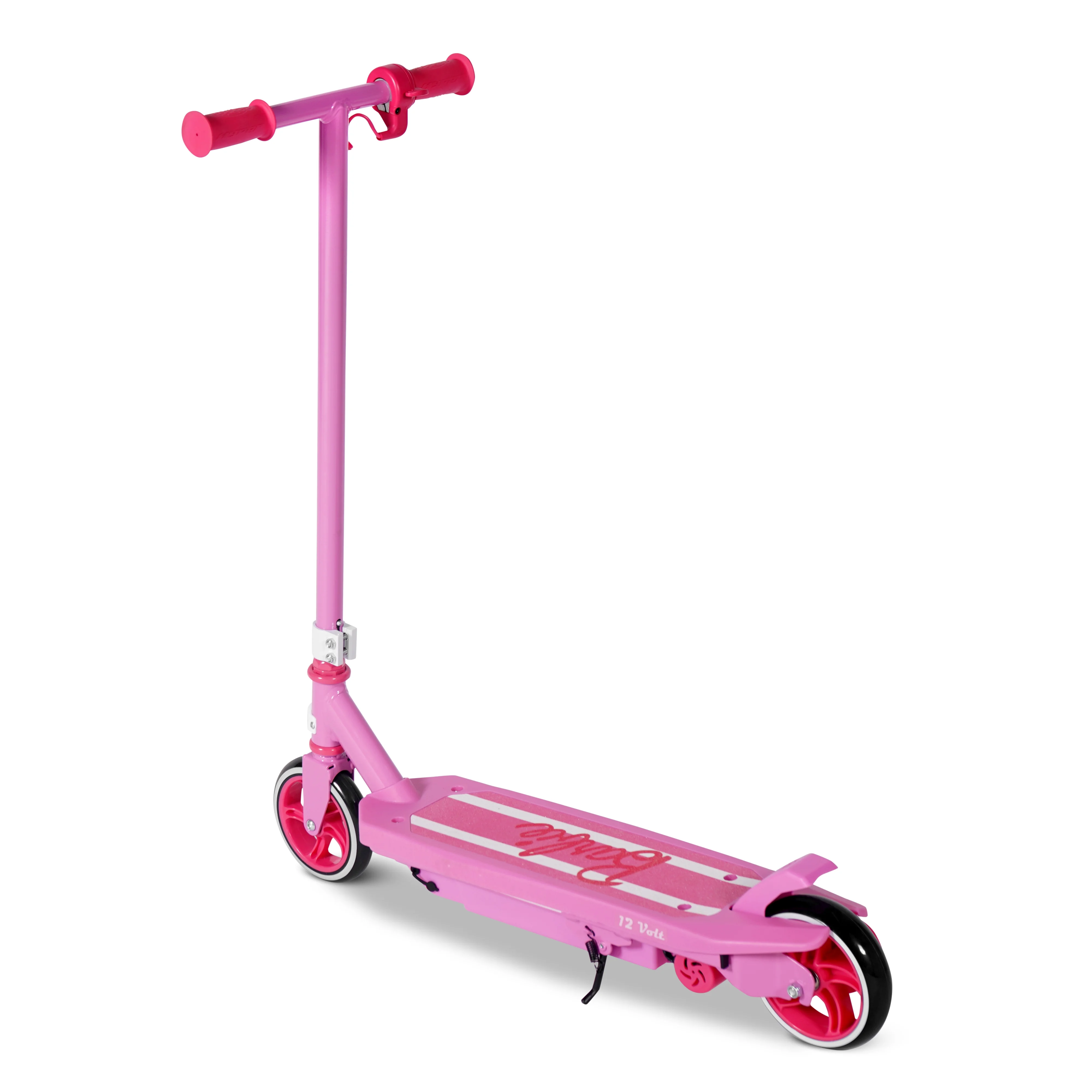 Barbie 12 Volt Jammer, Kids Electric Scooter Ride on, 10 mph Max Speed, for Ages 8+ - Womvr