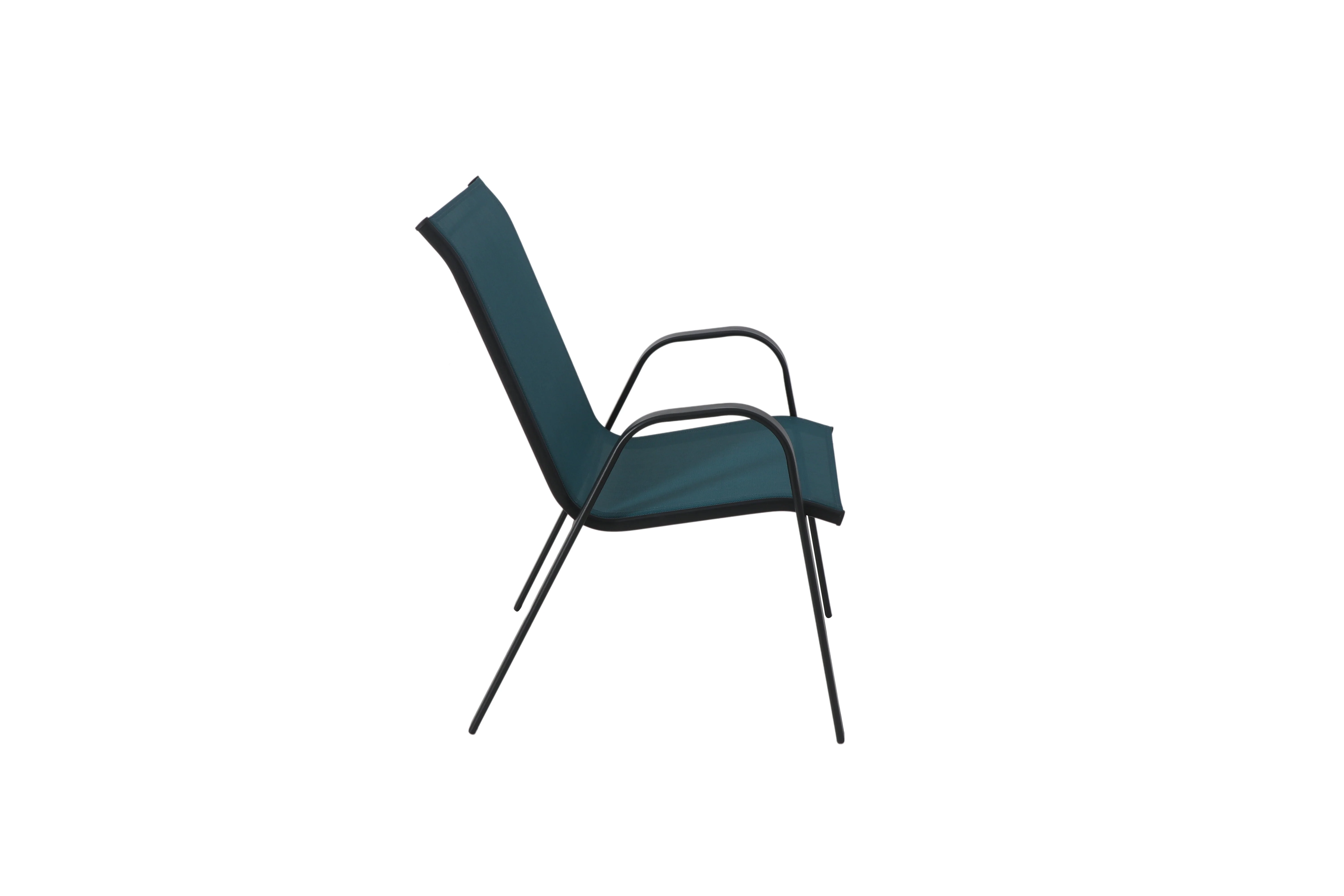Mainstays Heritage Park Steel Stacking Chair (1 Pack), Grey - Womvr