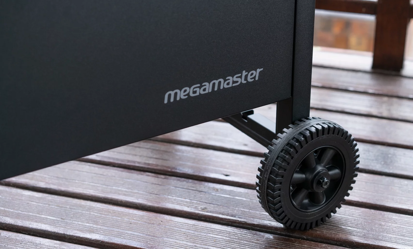 Megamaster 3-Burner Gas Grill with 2 Foldable Side Tables, 30000BTUs, Black/Silver, 720-0988EA - Womvr