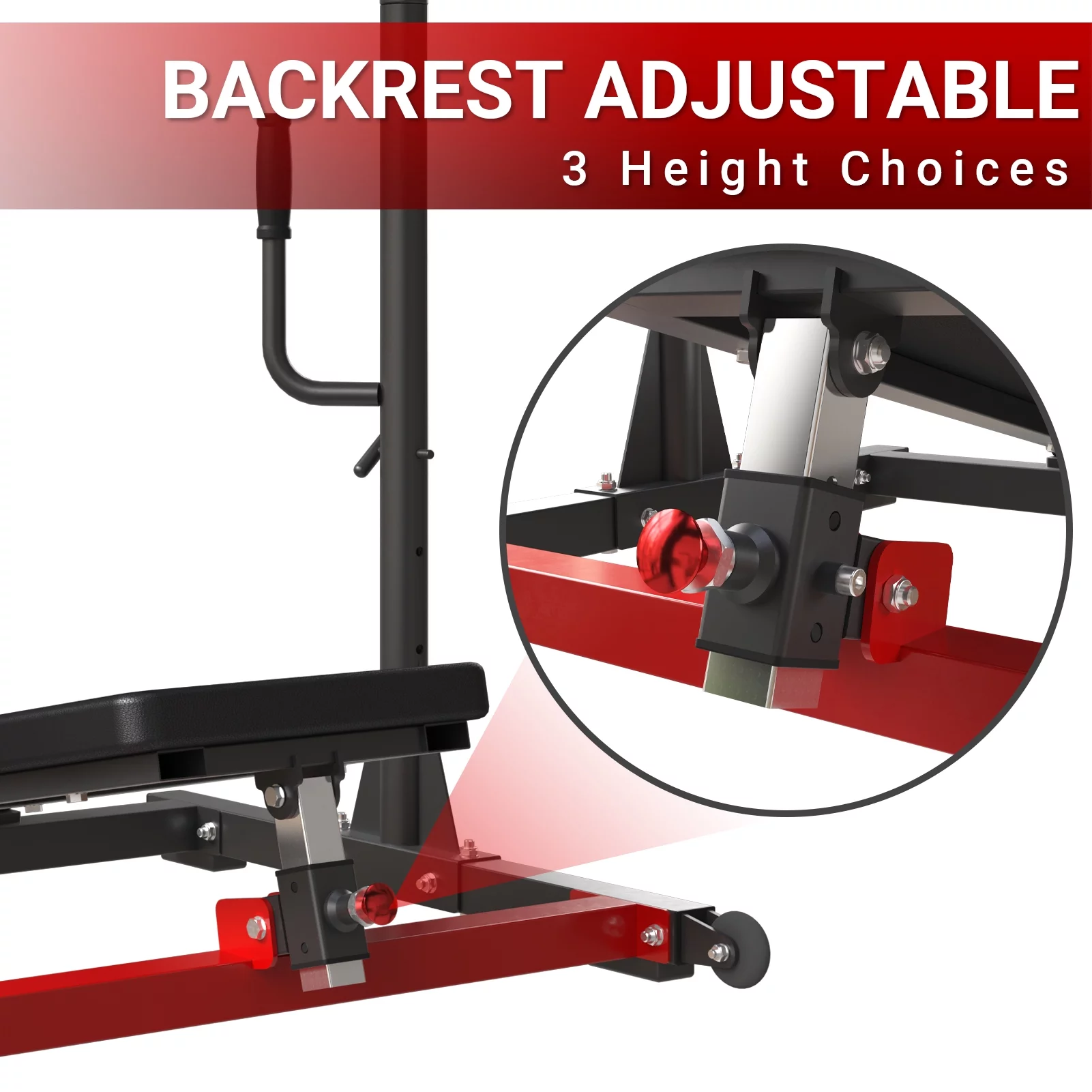 syedee Vertical Leg Press Machine, 600LBS Leg Strengthening Workout Machine with Transport Wheels and 3 Height Choice - Womvr