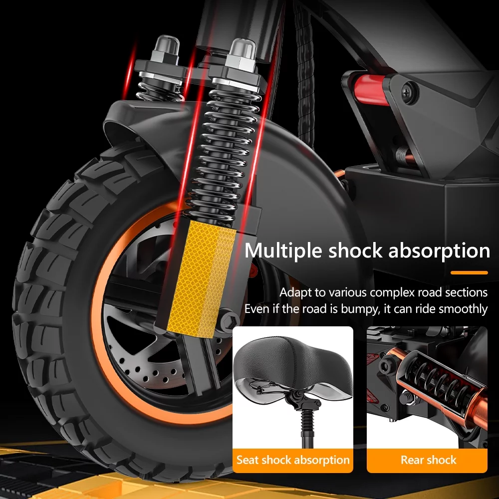 Electric Scooter 28 mph & 25 Miles 700W Kick Scooter, 10