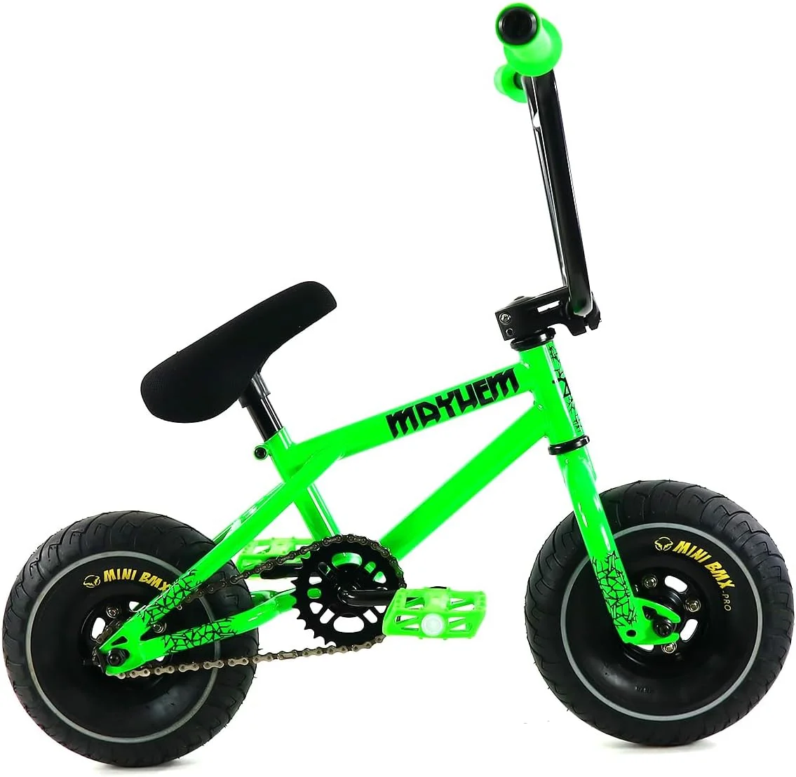 Mayhem Fat Tire Mini BMX RIOT Toxic Green 1 Piece Crank 10