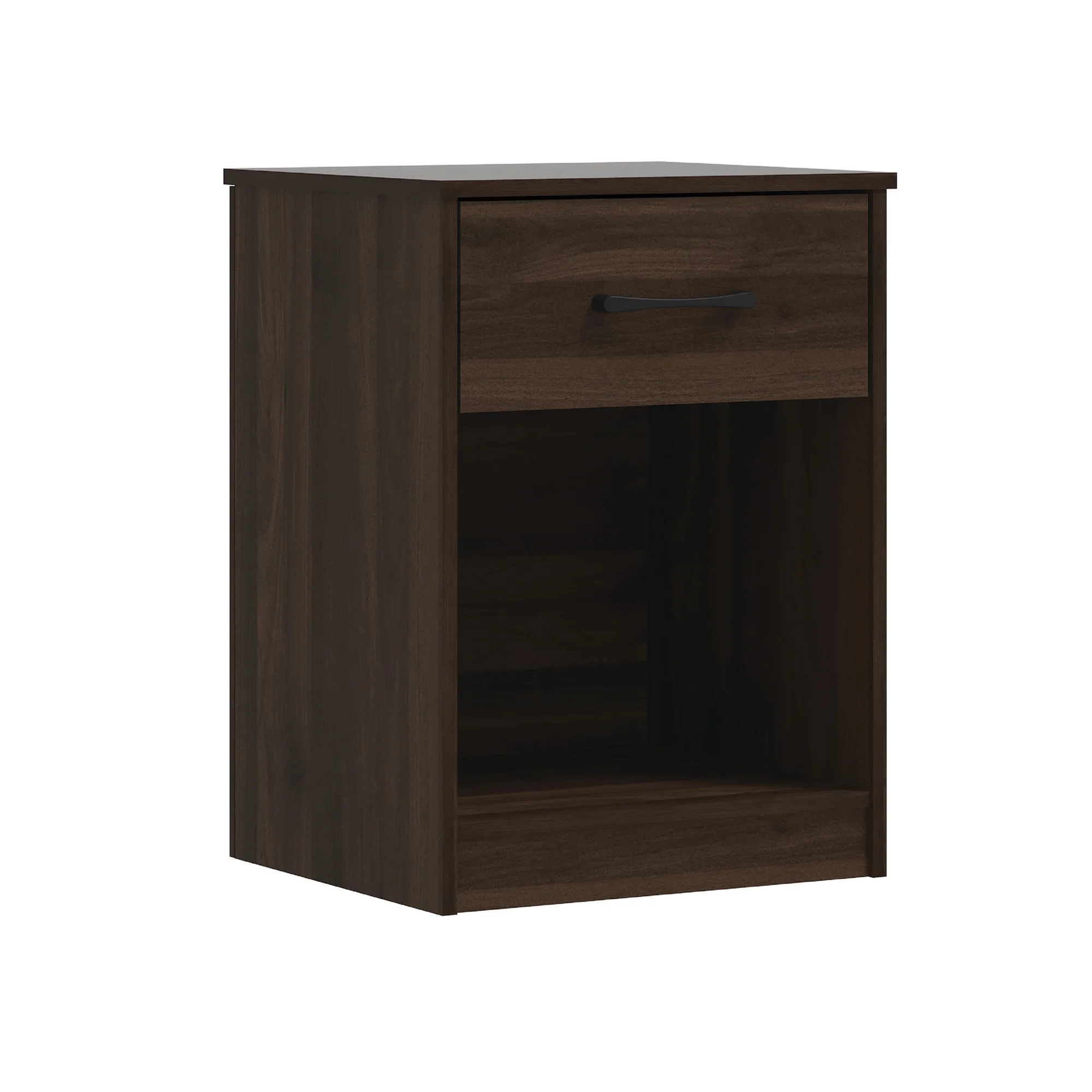 Mainstays Ardent Nightstand with 1 Drawer, White - Womvr