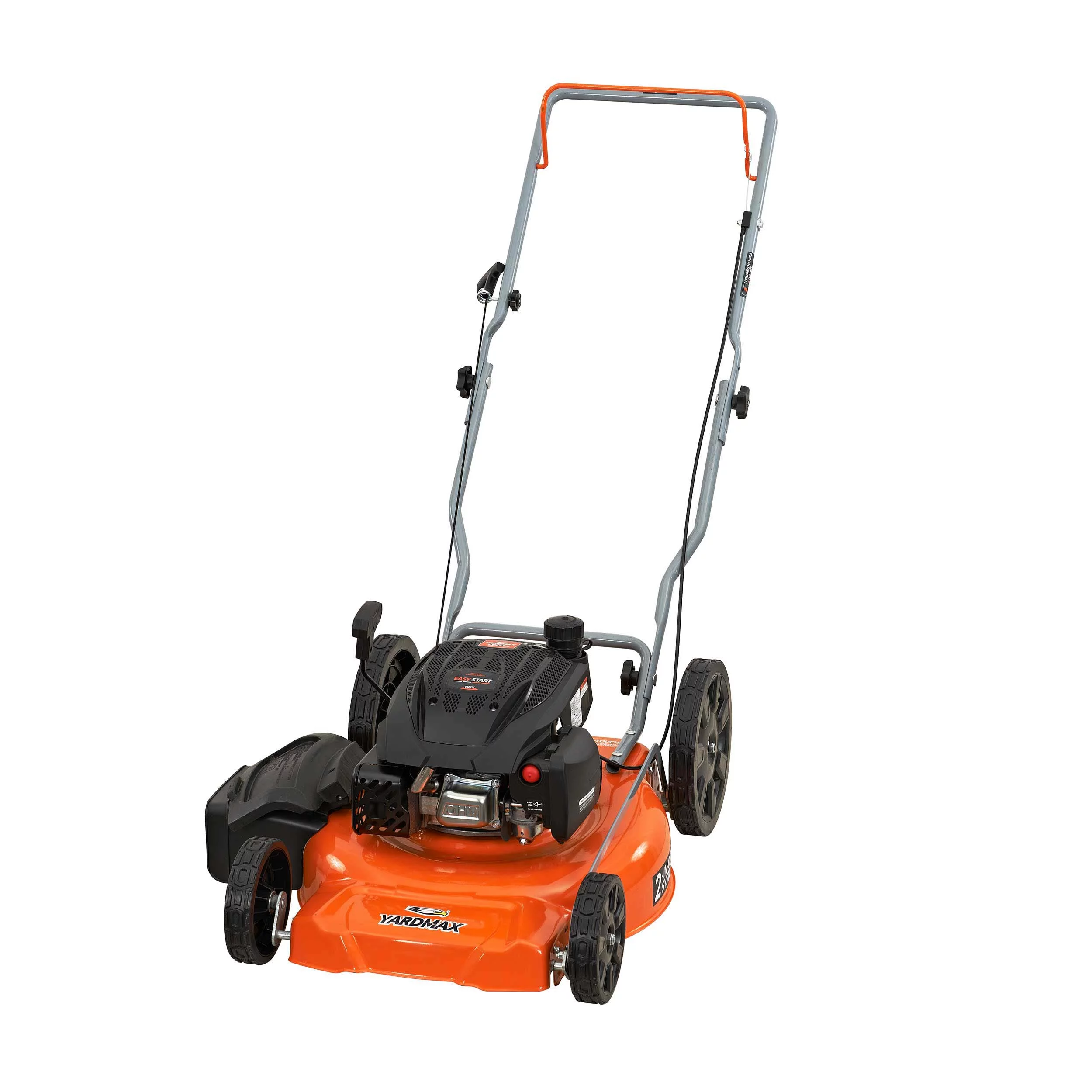 Yard Max 21 in. 170cc 2-in-1 Gas Walk Behind Push Lawn Mower with High Rear Wheels - Womvr