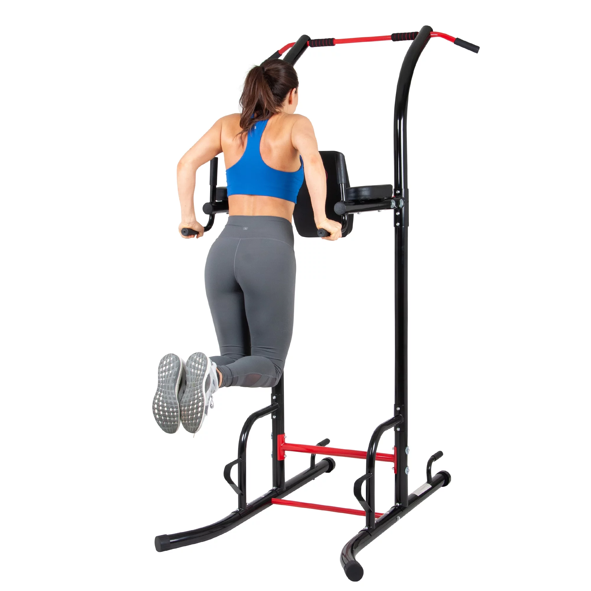 Body Champ PT1180 5-Station Power Tower with Pull Up, Push up, Dip Bars Stations, 250 Max Limit Weight - Womvr
