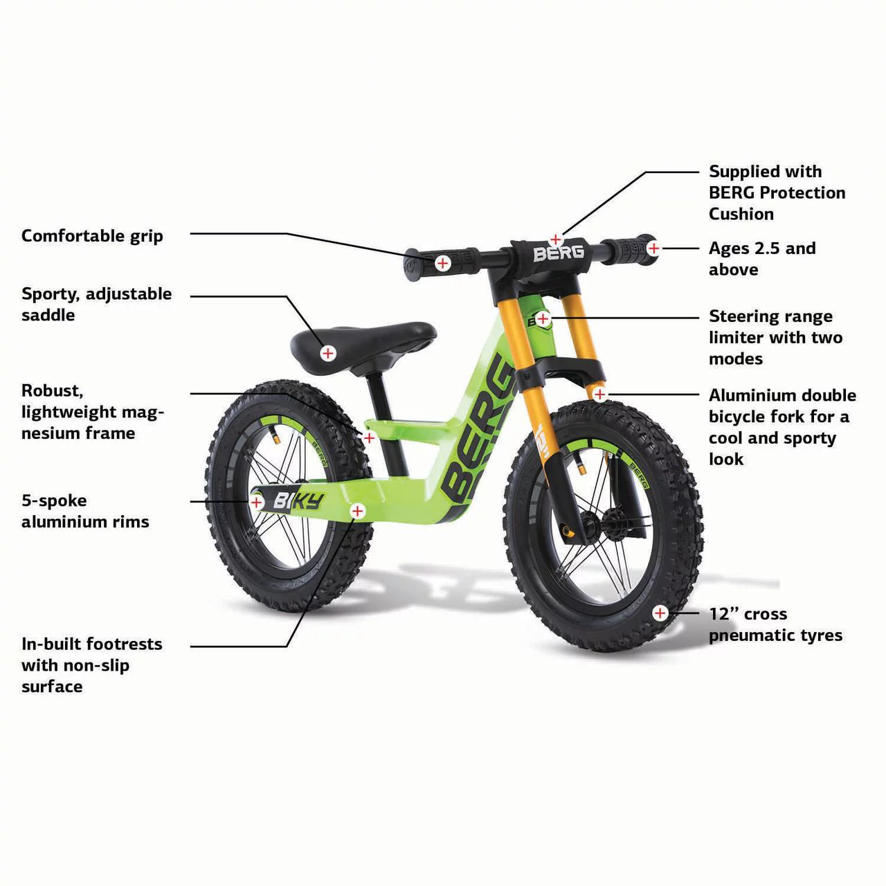 BERG Biky Cross Green - Womvr