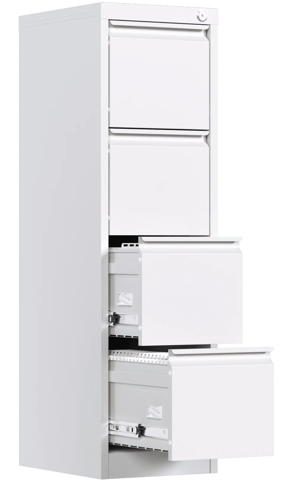 SUPEER 4 Drawer File Cabinet , Metal Vertical File Storage Cabinet with Lock, Office Home Steel Vertical File Cabinet for A4 Letter /Legal Size, 14.96