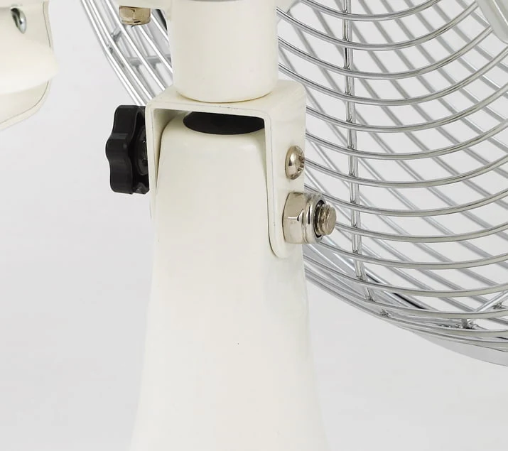 Better Homes & Gardens New 12 inch Retro 3-Speed Metal Tilted-Head Oscillation Table Fan Gold - Womvr