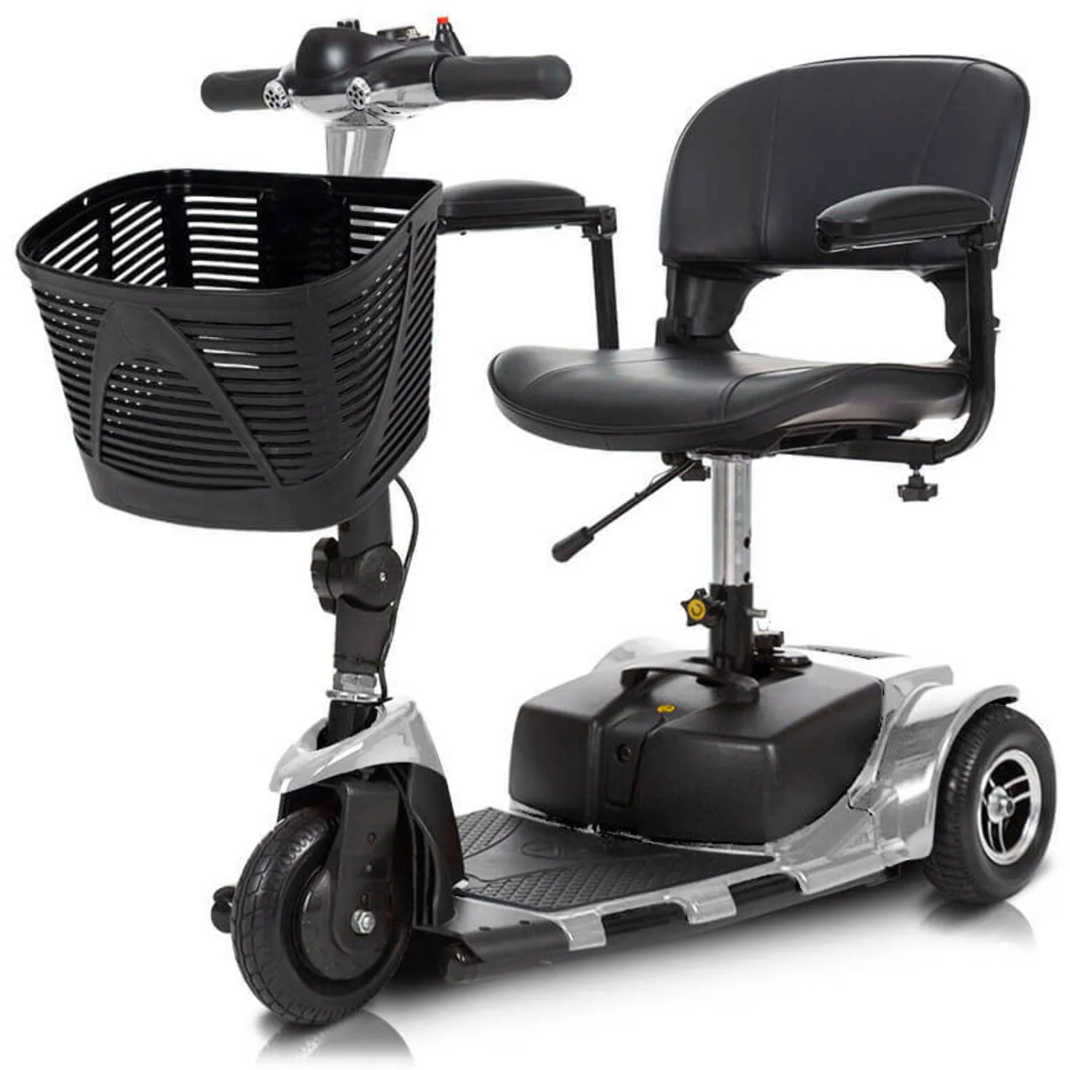 Vive 3-Wheel Mobility Scooter, Electric Powered Wheelchair For Travel - Electrical Medical Cart - Womvr