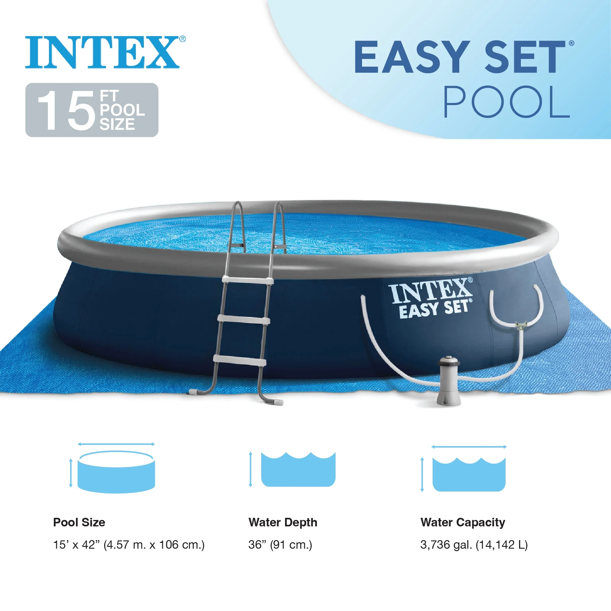 Intex Easy Set 15' x 42