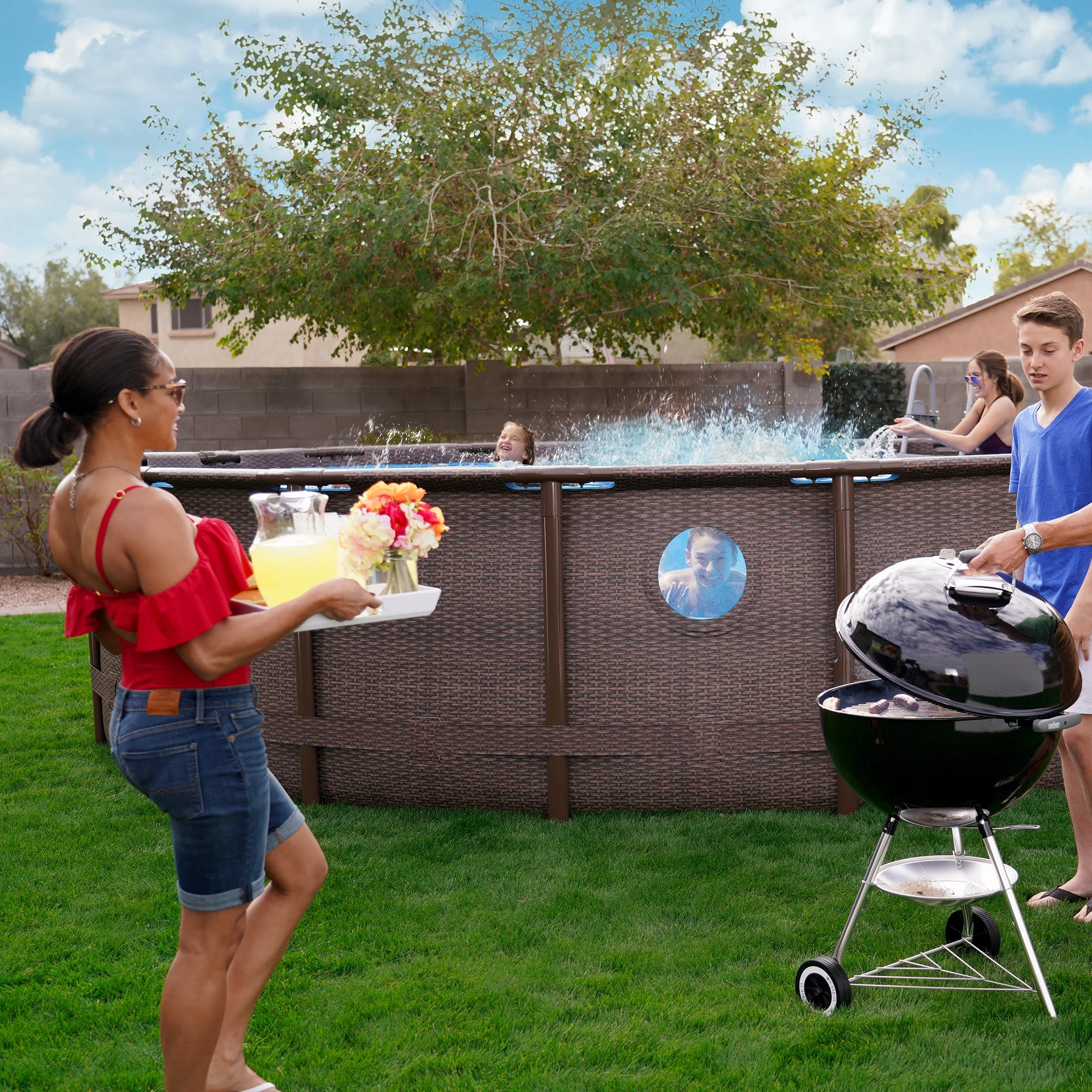 Coleman Power Steel Swim Vista 18' x 48