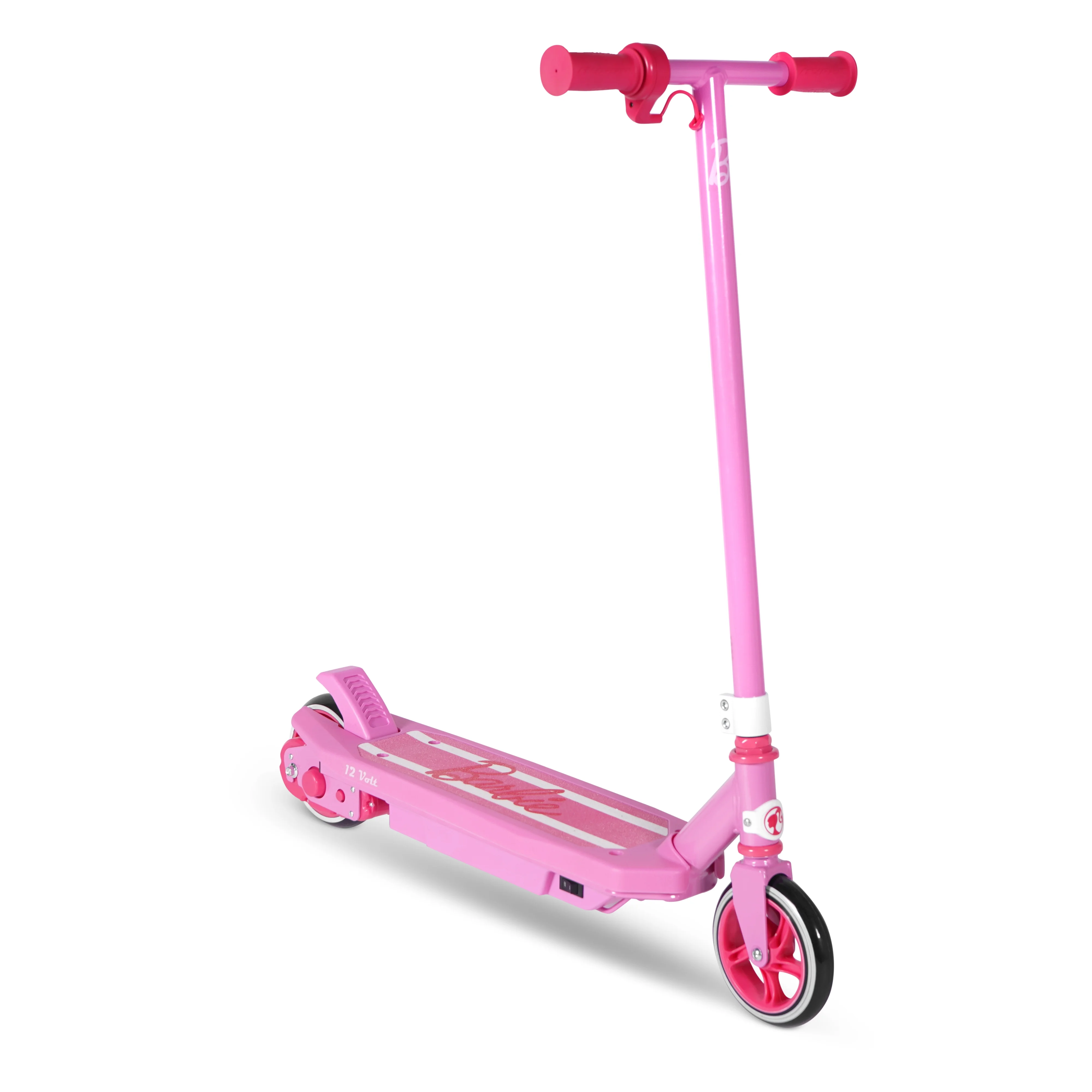 Barbie 12 Volt Jammer, Kids Electric Scooter Ride on, 10 mph Max Speed, for Ages 8+ - Womvr